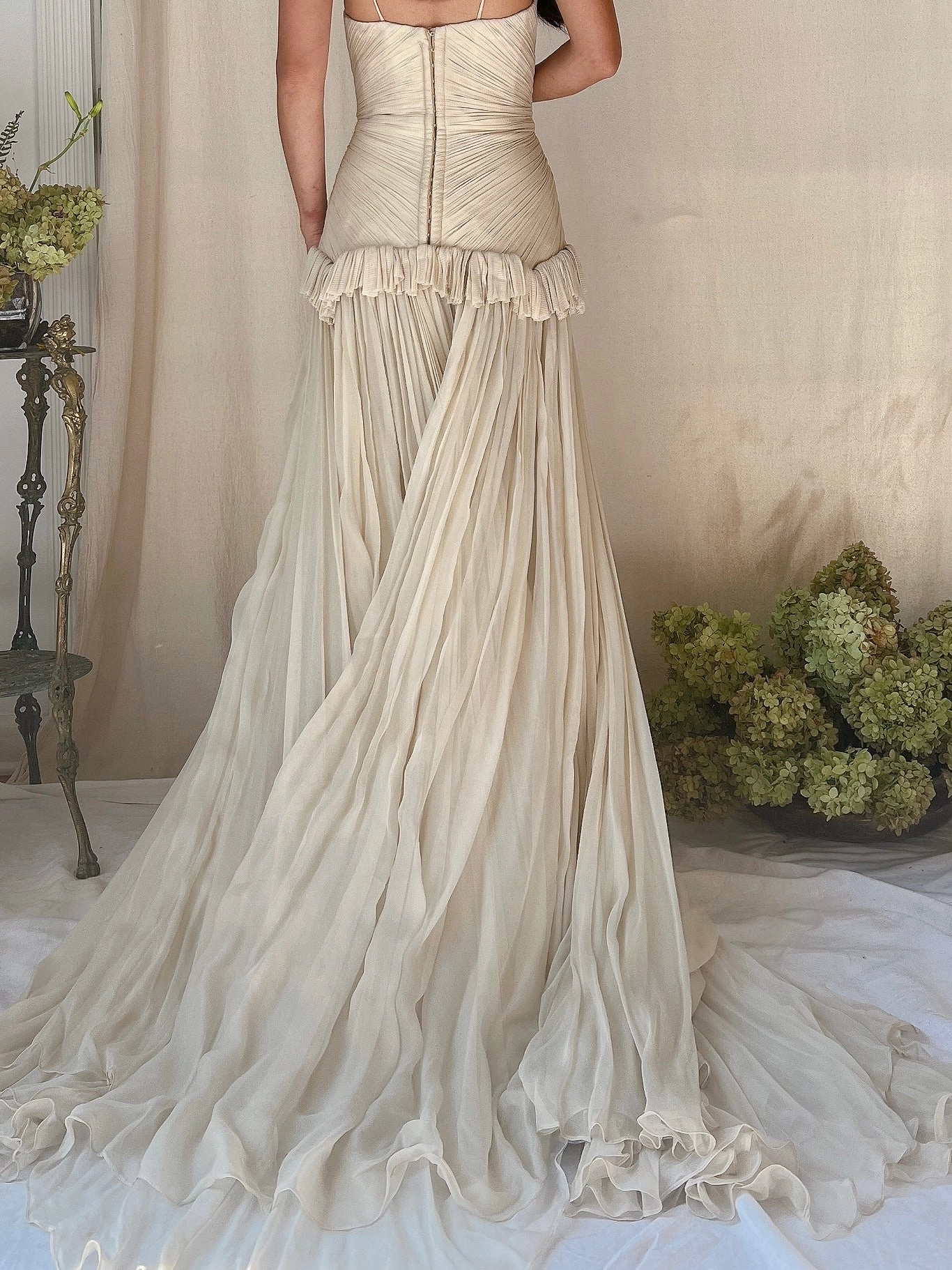 Maria Mucia Hohan Silk and Tulle Gown - S (6)