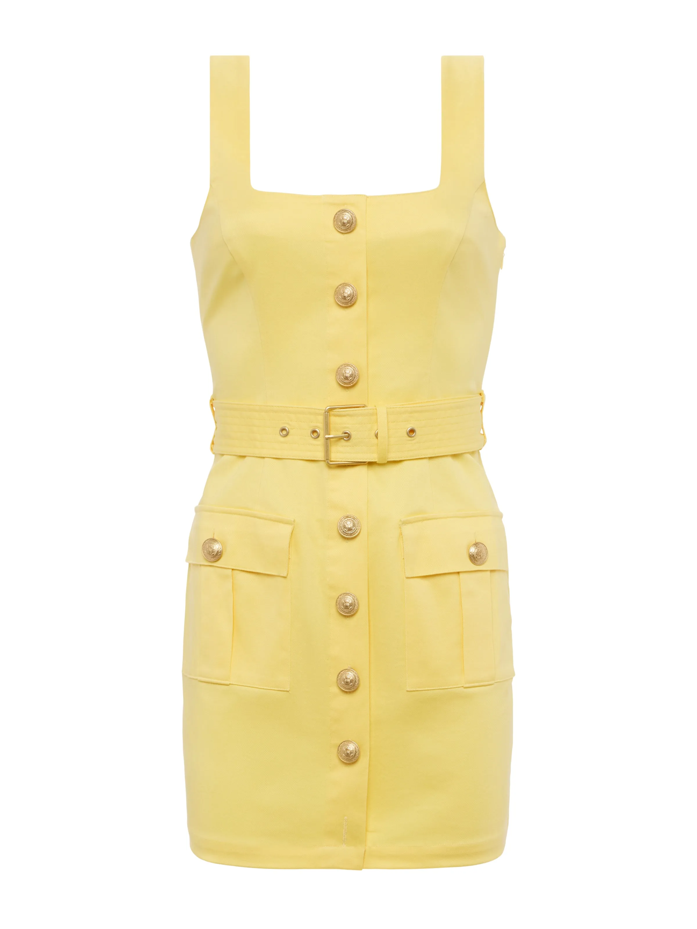 Midy Button-Front Dress