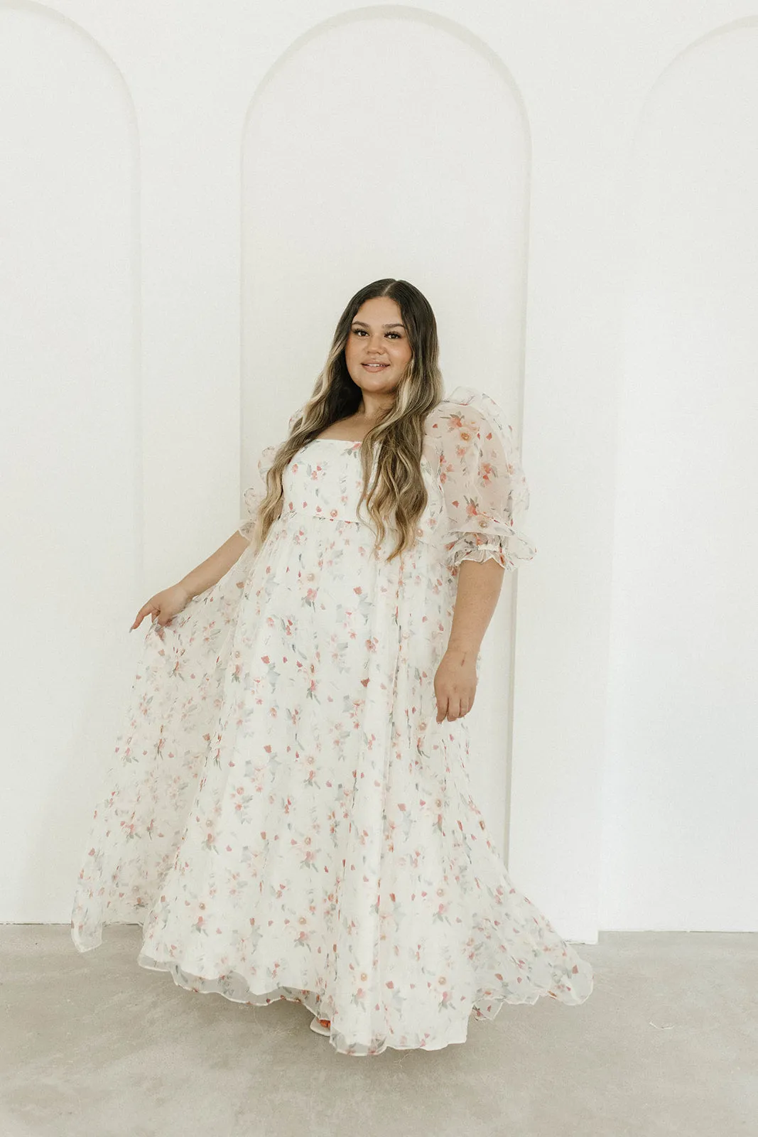 *New* Mona Maxi Dress with Smocking in Rosebud Floral - Bump Friendly & Inclusive Sizing (S-3XL)