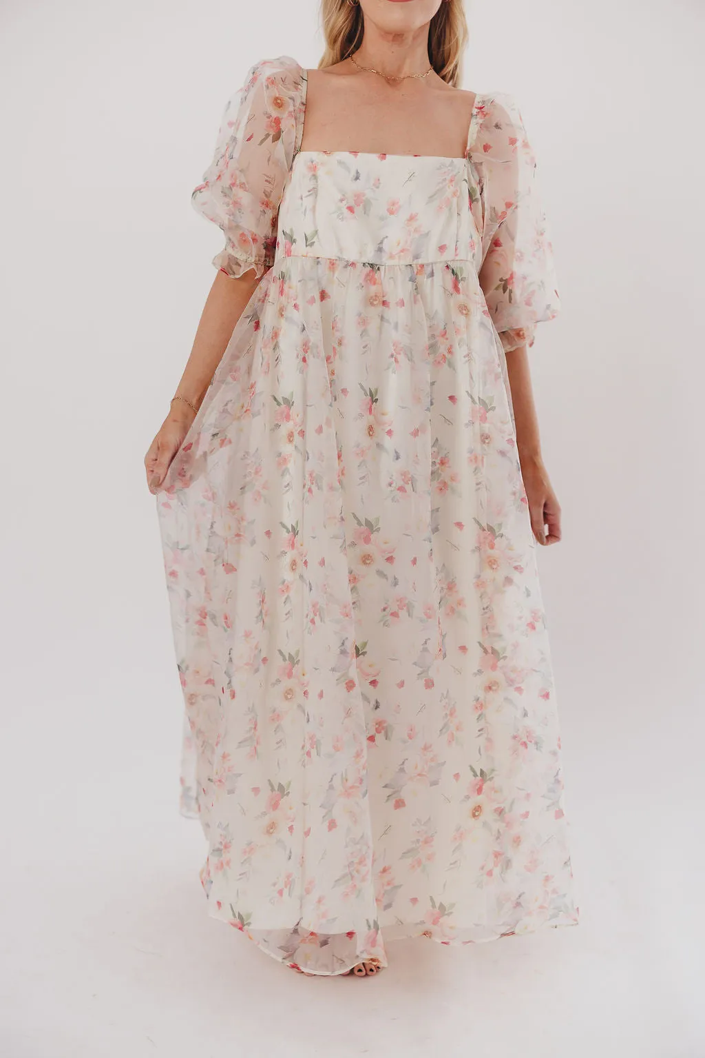 *New* Mona Maxi Dress with Smocking in Rosebud Floral - Bump Friendly & Inclusive Sizing (S-3XL)