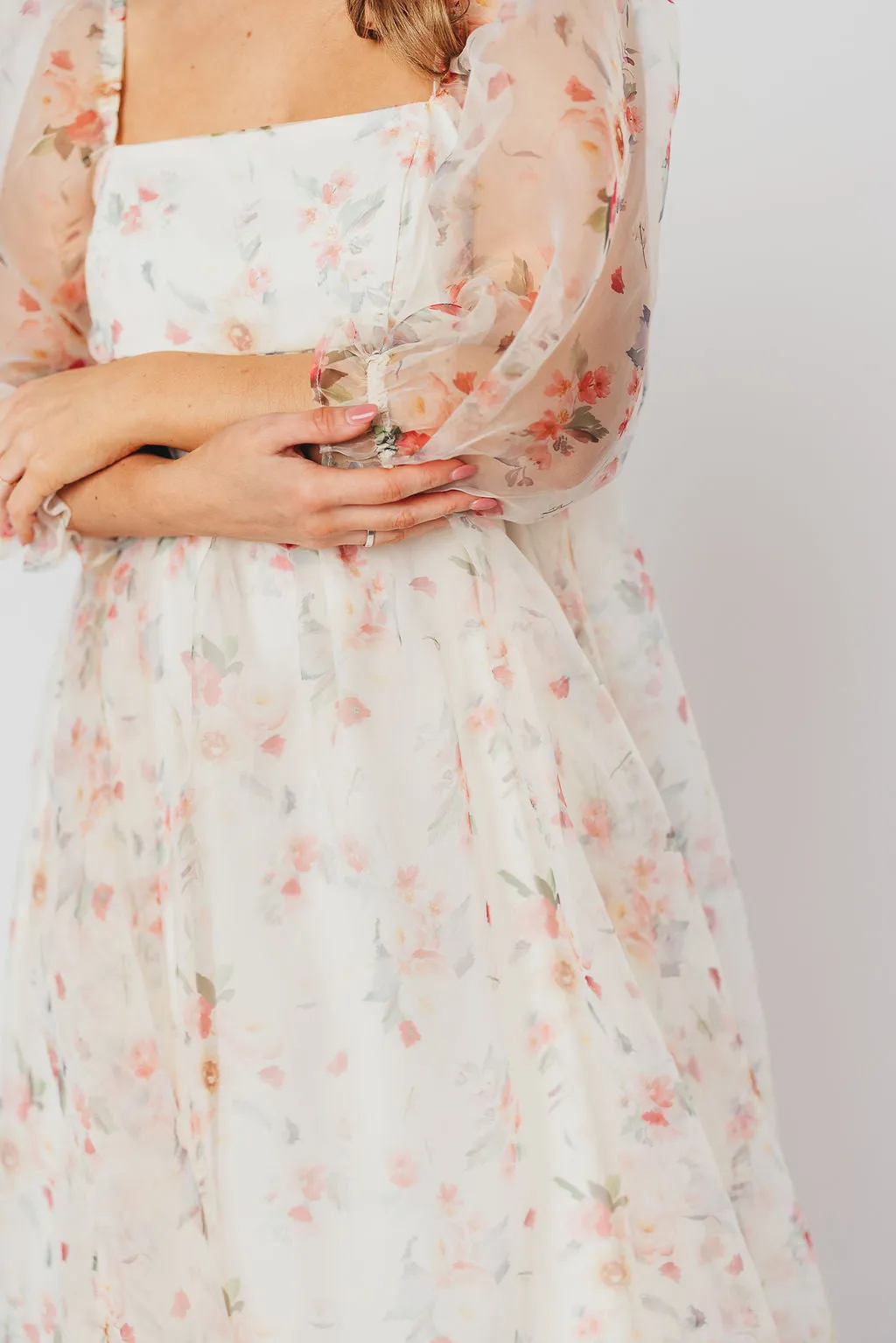 *New* Mona Maxi Dress with Smocking in Rosebud Floral - Bump Friendly & Inclusive Sizing (S-3XL)
