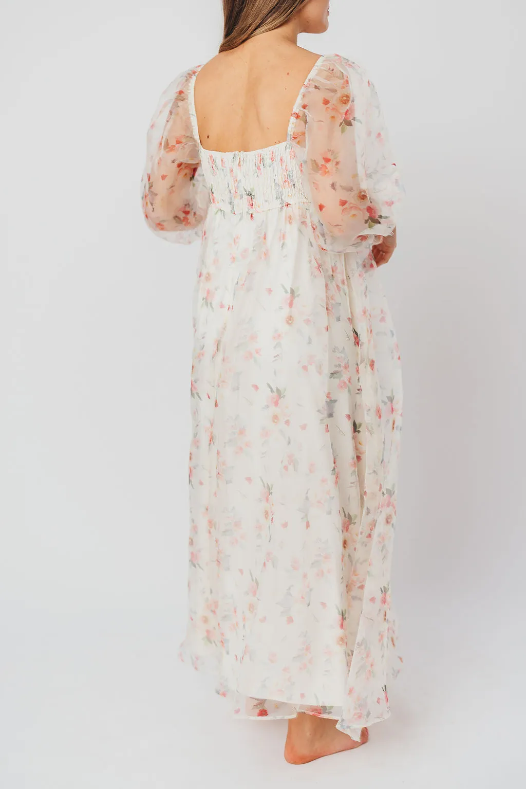 *New* Mona Maxi Dress with Smocking in Rosebud Floral - Bump Friendly & Inclusive Sizing (S-3XL)