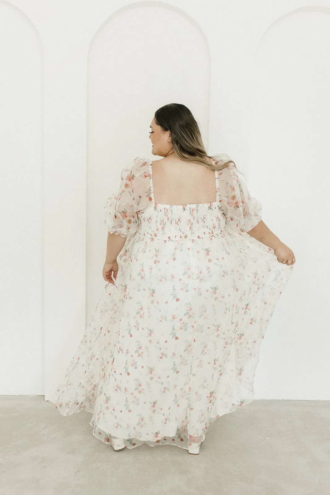 *New* Mona Maxi Dress with Smocking in Rosebud Floral - Bump Friendly & Inclusive Sizing (S-3XL)