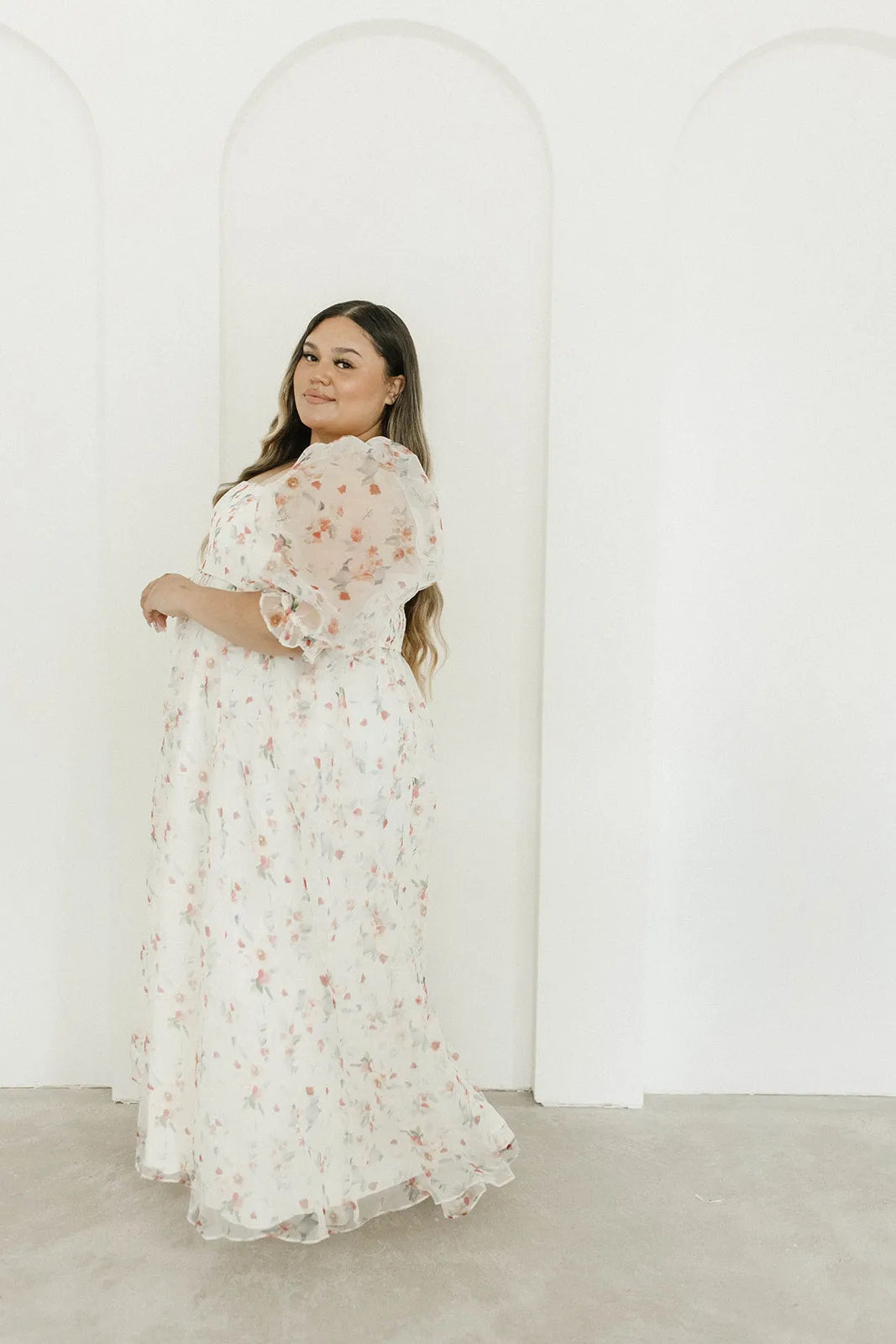 *New* Mona Maxi Dress with Smocking in Rosebud Floral - Bump Friendly & Inclusive Sizing (S-3XL)