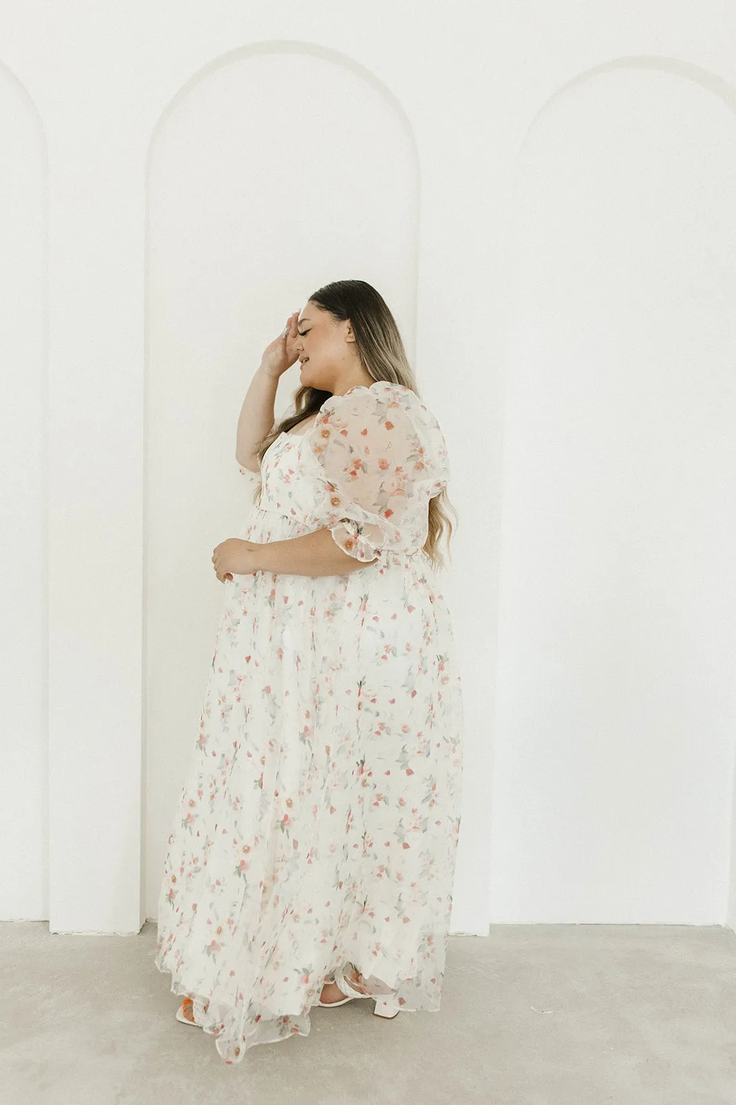 *New* Mona Maxi Dress with Smocking in Rosebud Floral - Bump Friendly & Inclusive Sizing (S-3XL)