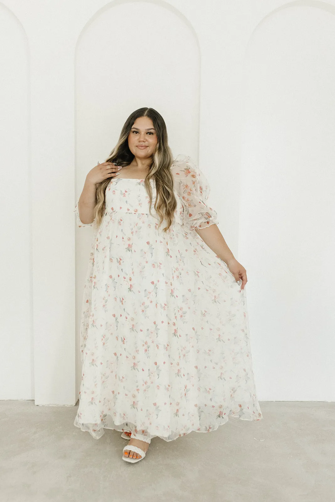 *New* Mona Maxi Dress with Smocking in Rosebud Floral - Bump Friendly & Inclusive Sizing (S-3XL)