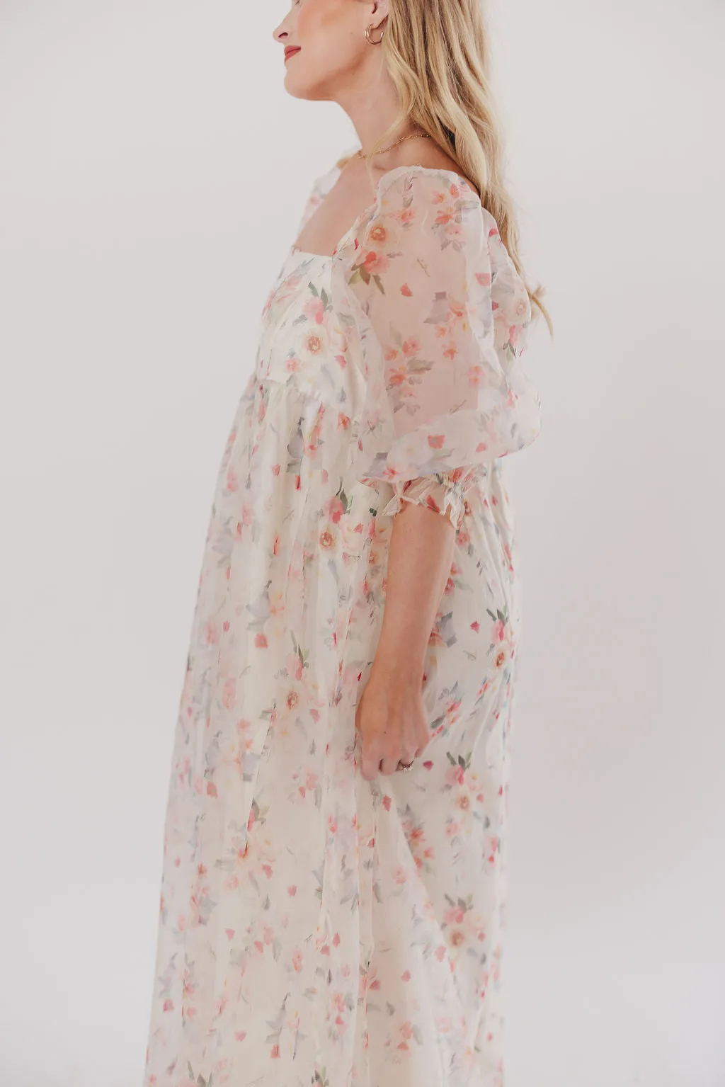 *New* Mona Maxi Dress with Smocking in Rosebud Floral - Bump Friendly & Inclusive Sizing (S-3XL)