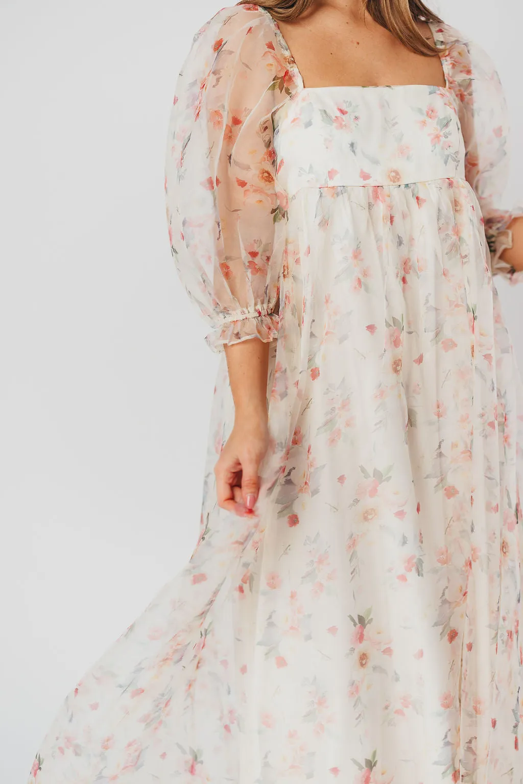 *New* Mona Maxi Dress with Smocking in Rosebud Floral - Bump Friendly & Inclusive Sizing (S-3XL)