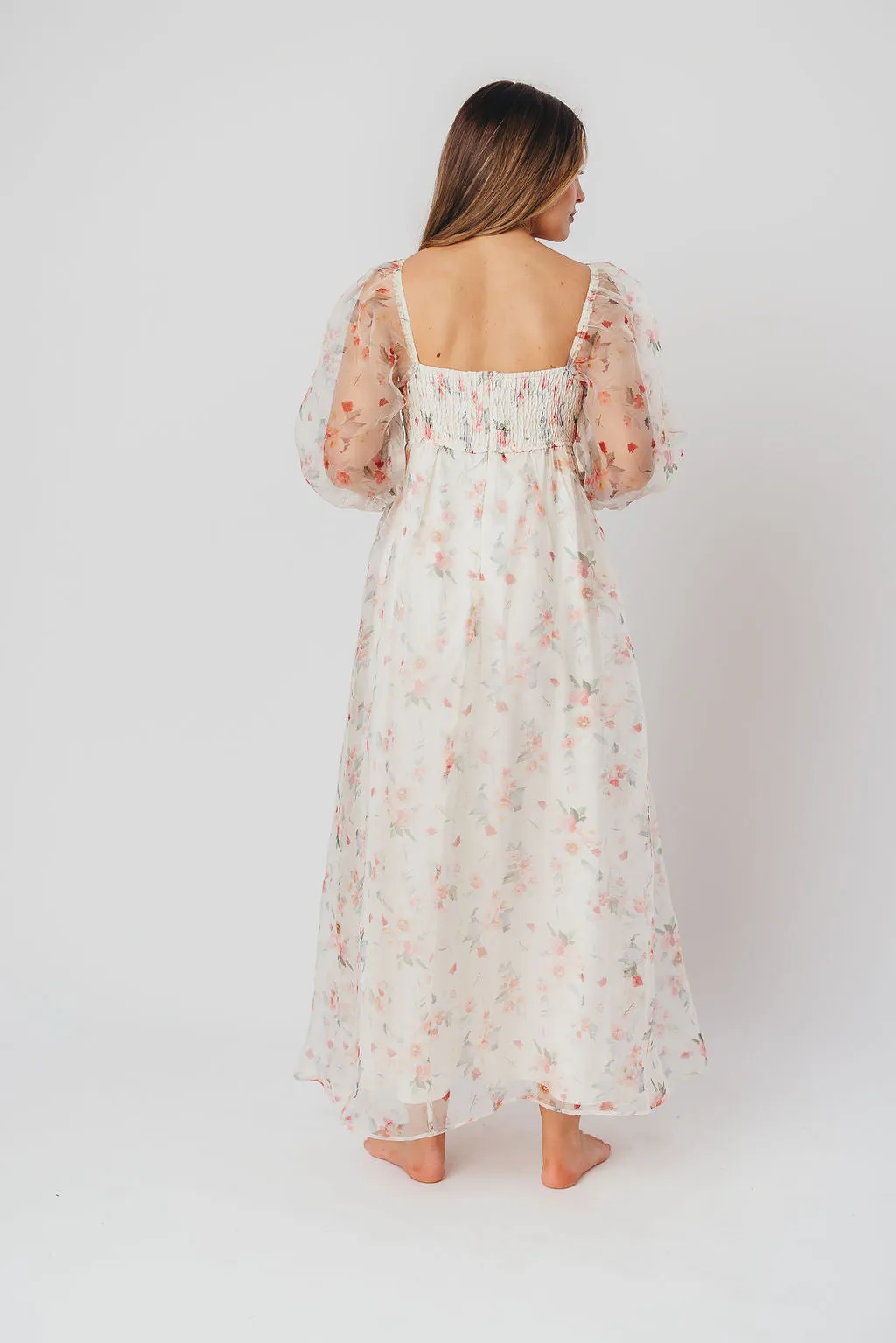 *New* Mona Maxi Dress with Smocking in Rosebud Floral - Bump Friendly & Inclusive Sizing (S-3XL)