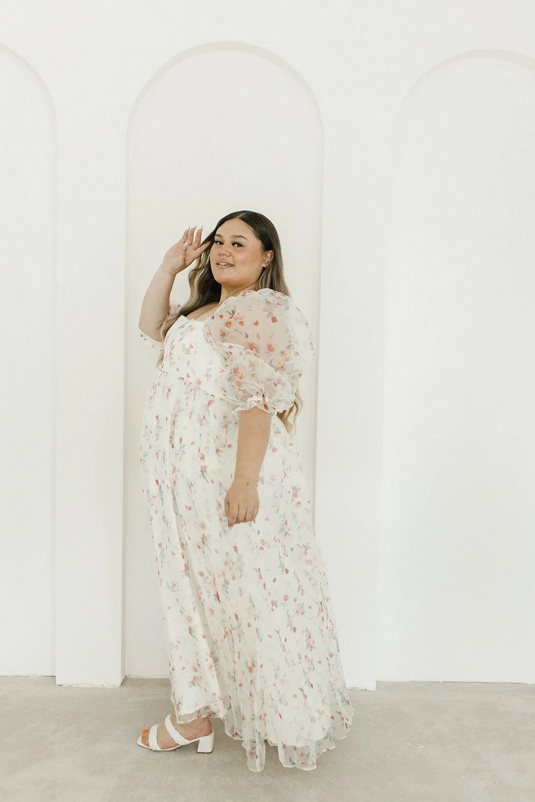 *New* Mona Maxi Dress with Smocking in Rosebud Floral - Bump Friendly & Inclusive Sizing (S-3XL)