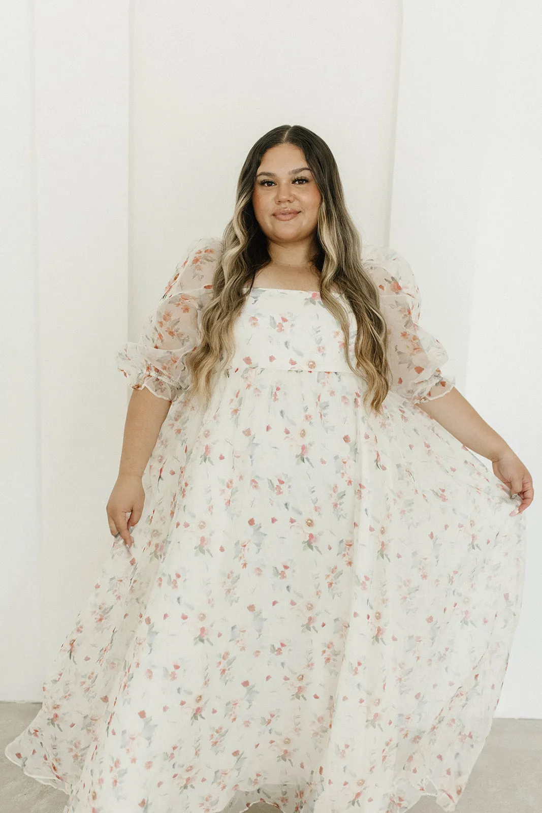 *New* Mona Maxi Dress with Smocking in Rosebud Floral - Bump Friendly & Inclusive Sizing (S-3XL)