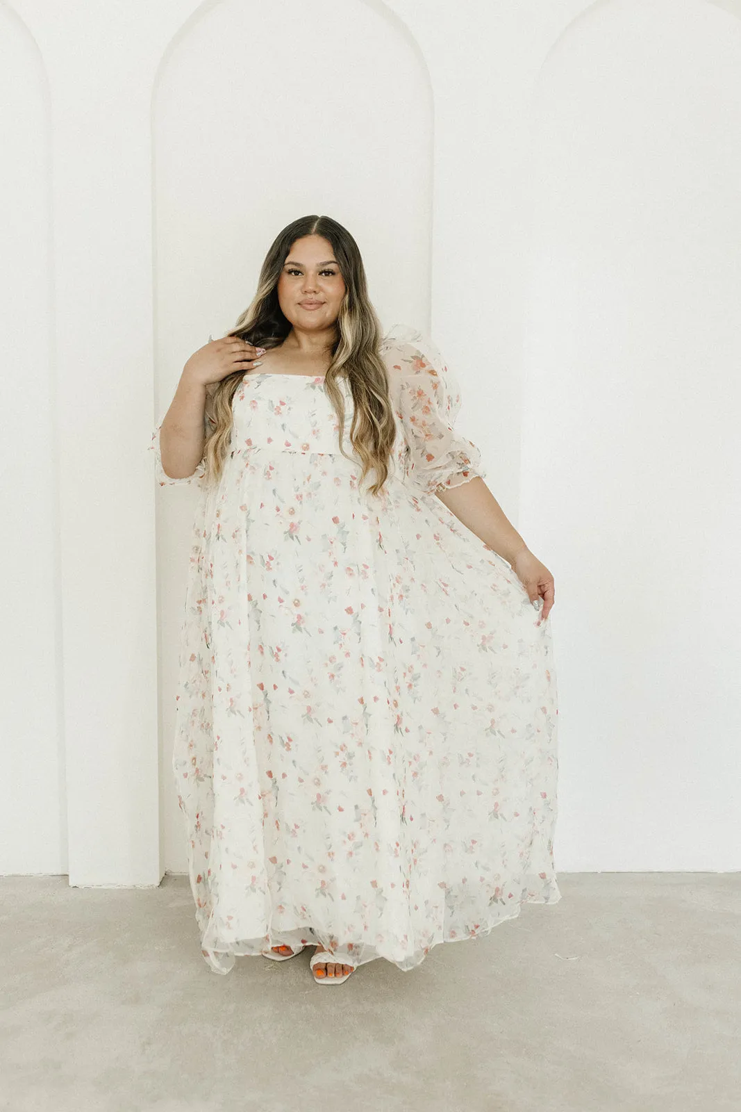 *New* Mona Maxi Dress with Smocking in Rosebud Floral - Bump Friendly & Inclusive Sizing (S-3XL)