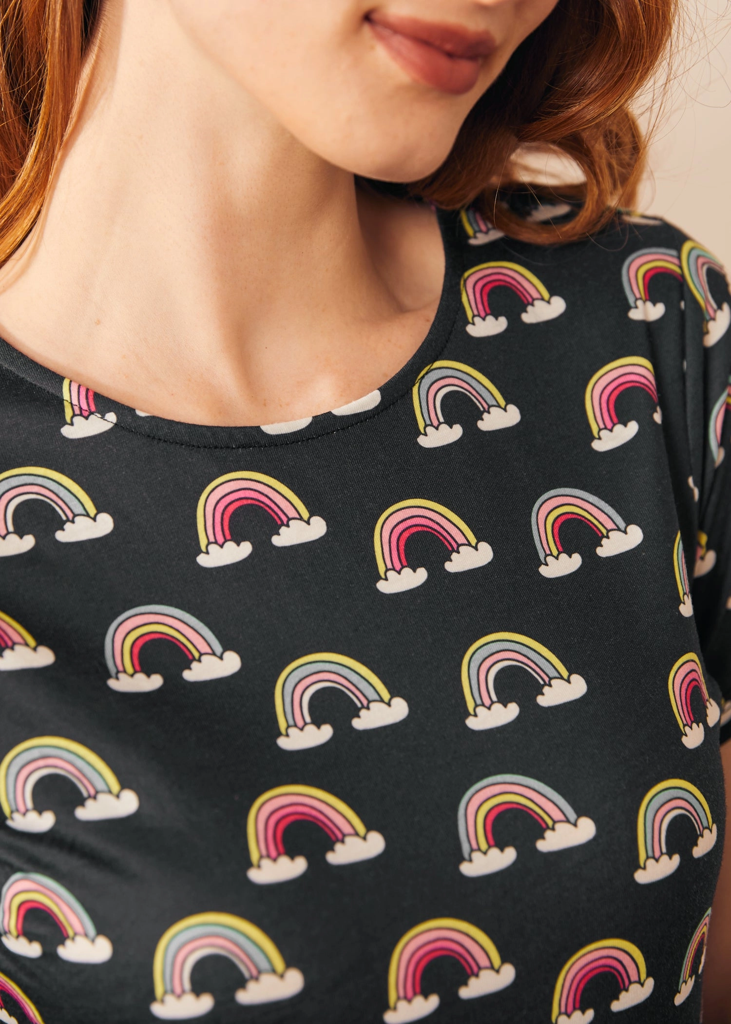 Nostalgic Narrative Knit Dress