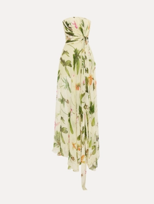 Orchid Silk Chiffon Gown