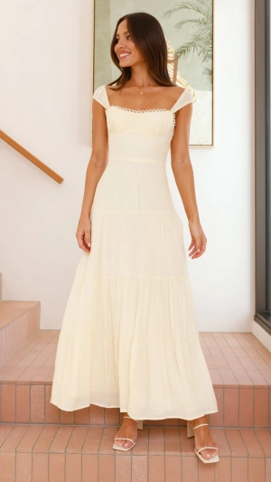 Pasca Maxi Dress - Yellow