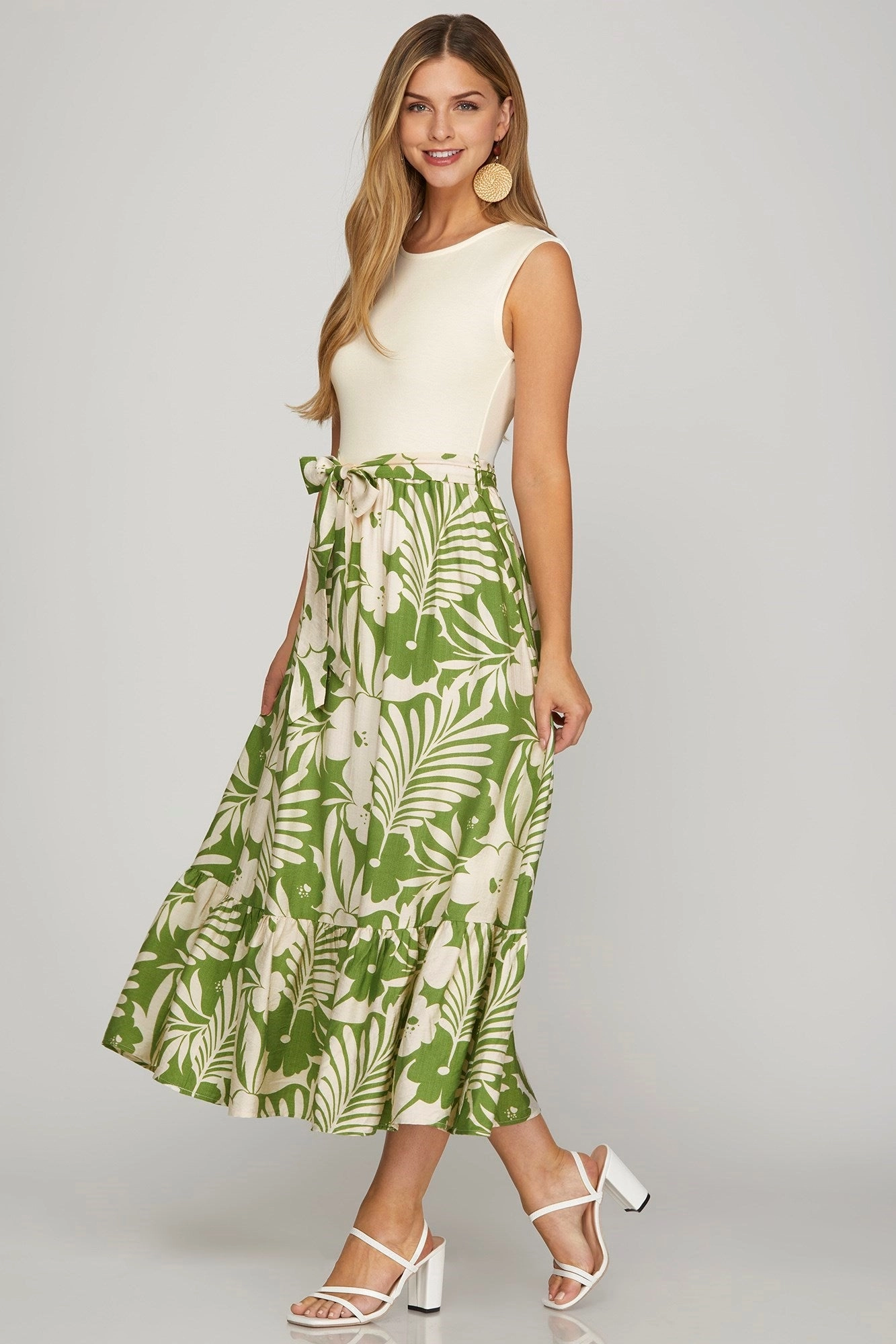 PRE-ORDER: Warm Welcome Dress in Green