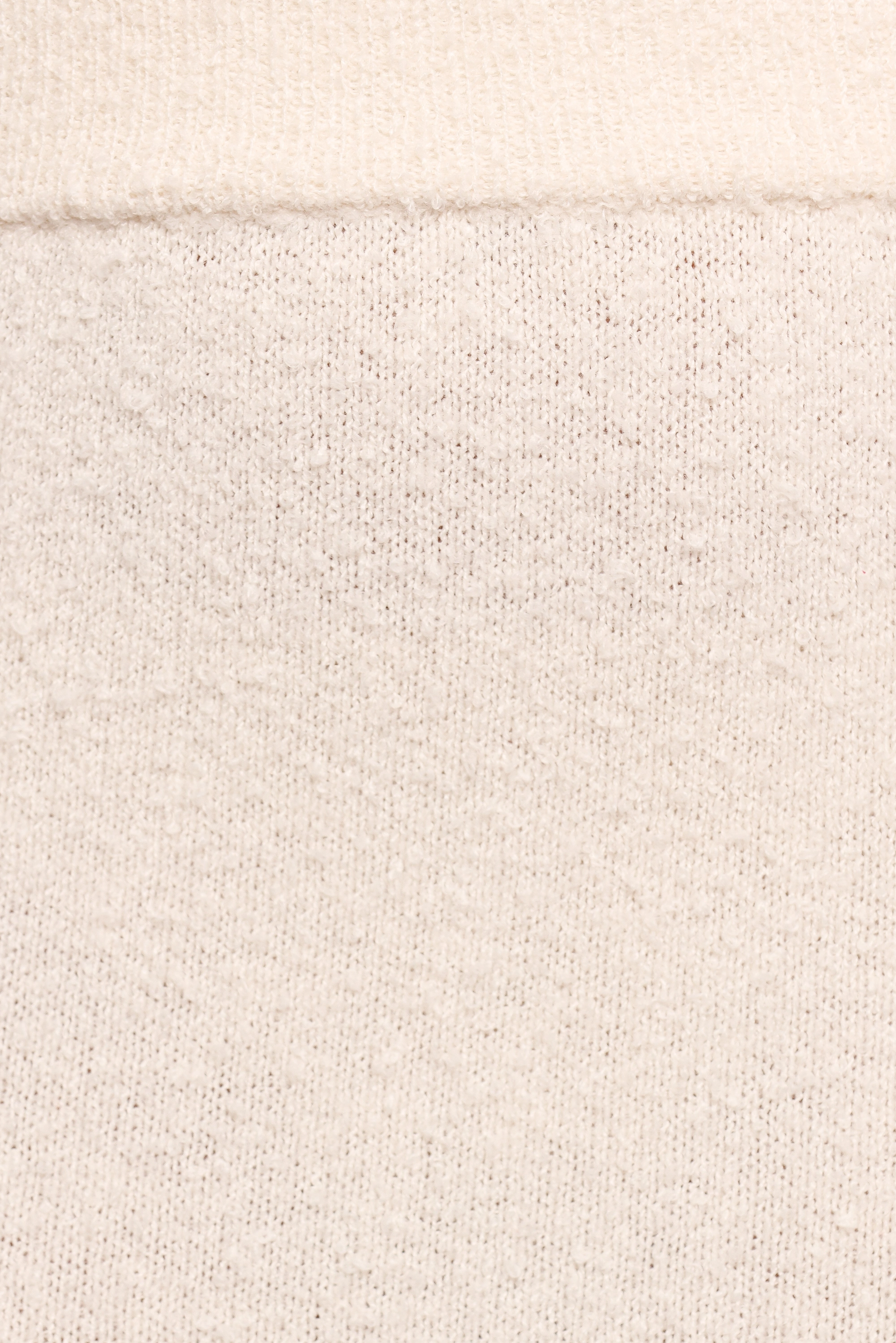 Rowee Boucle Knit Midi Skirt - White