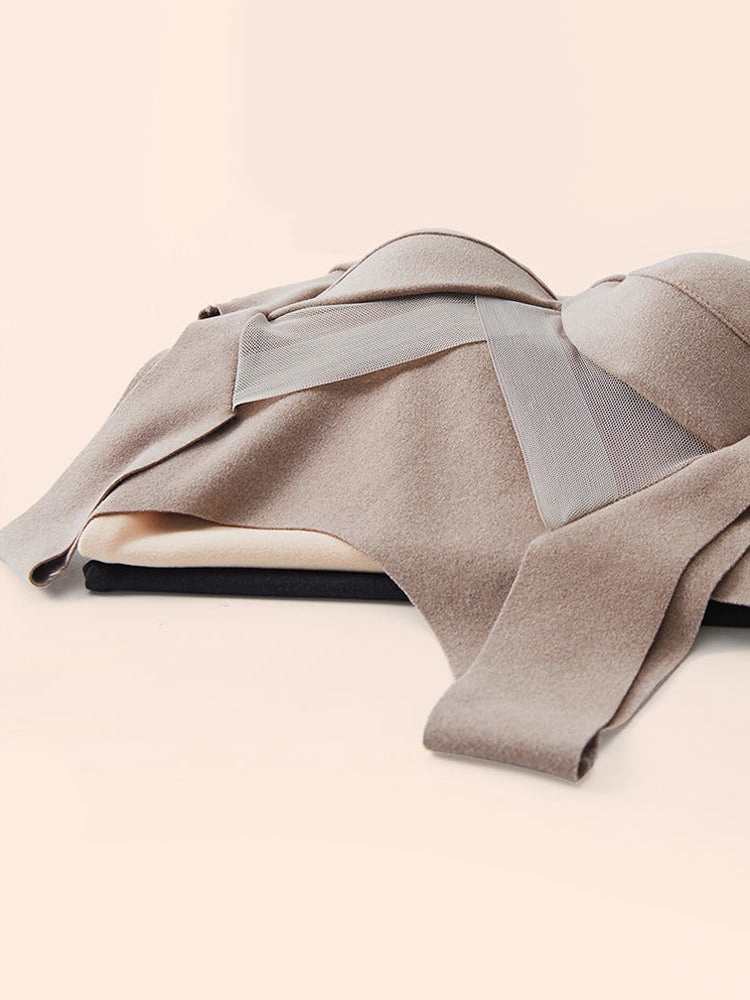 Seamless Fleece Thermal Underwear with Chest Pad