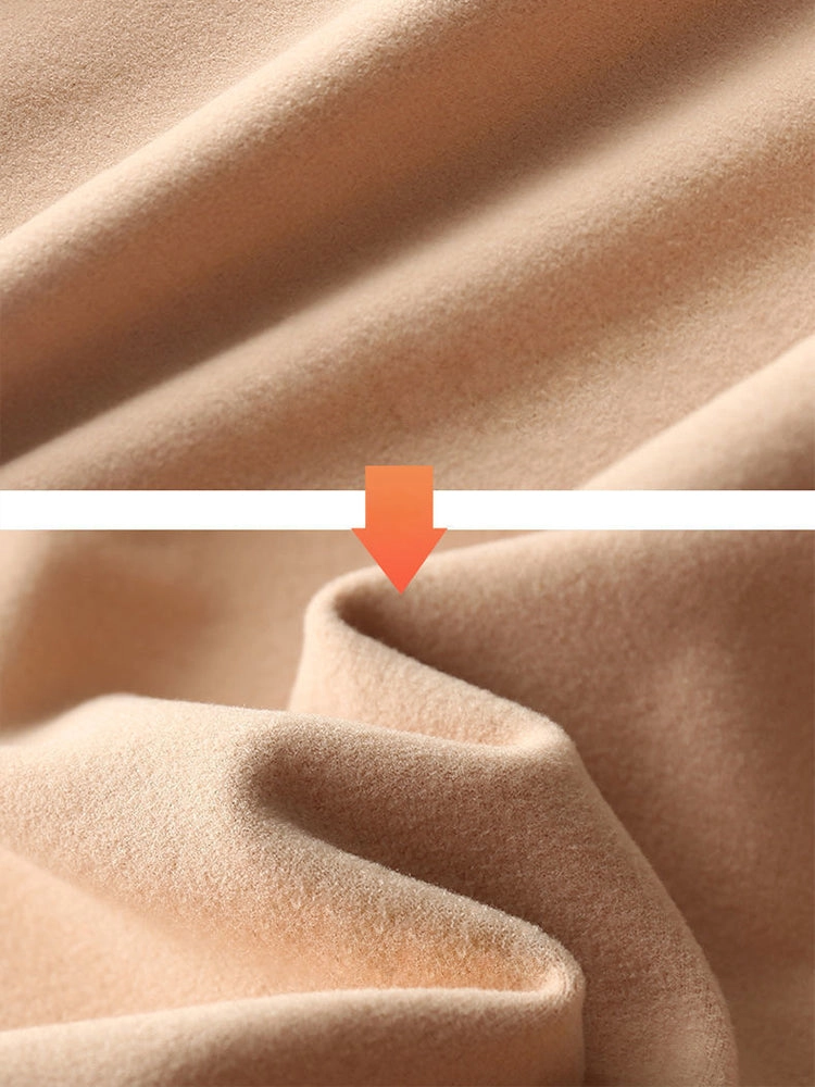 Seamless Fleece Thermal Underwear with Chest Pad