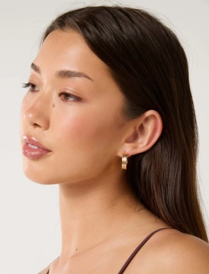 Signature Danya Deco Hoop Earrings
