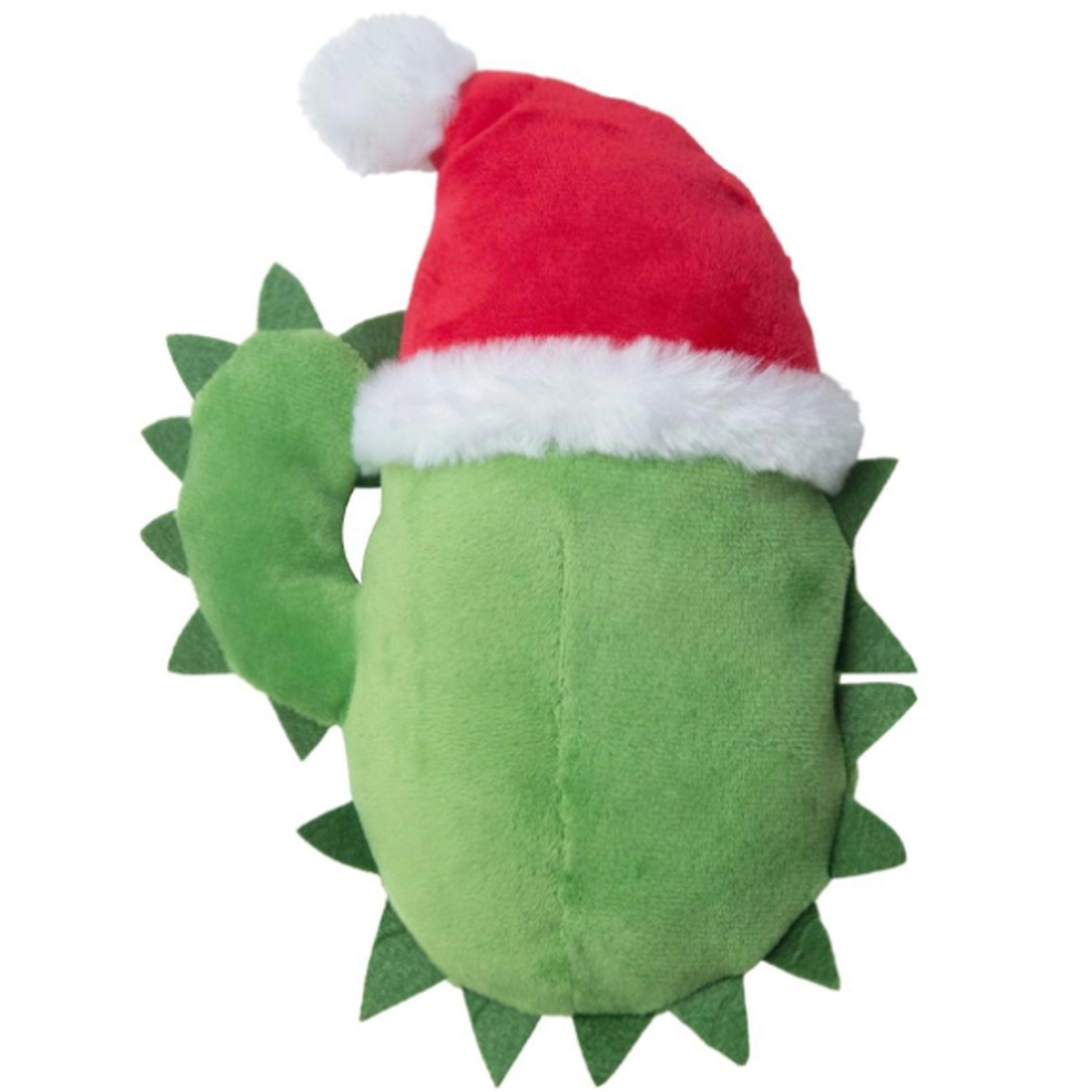 Snug Arooz Cactus with Santa Hat Green Dog Toys