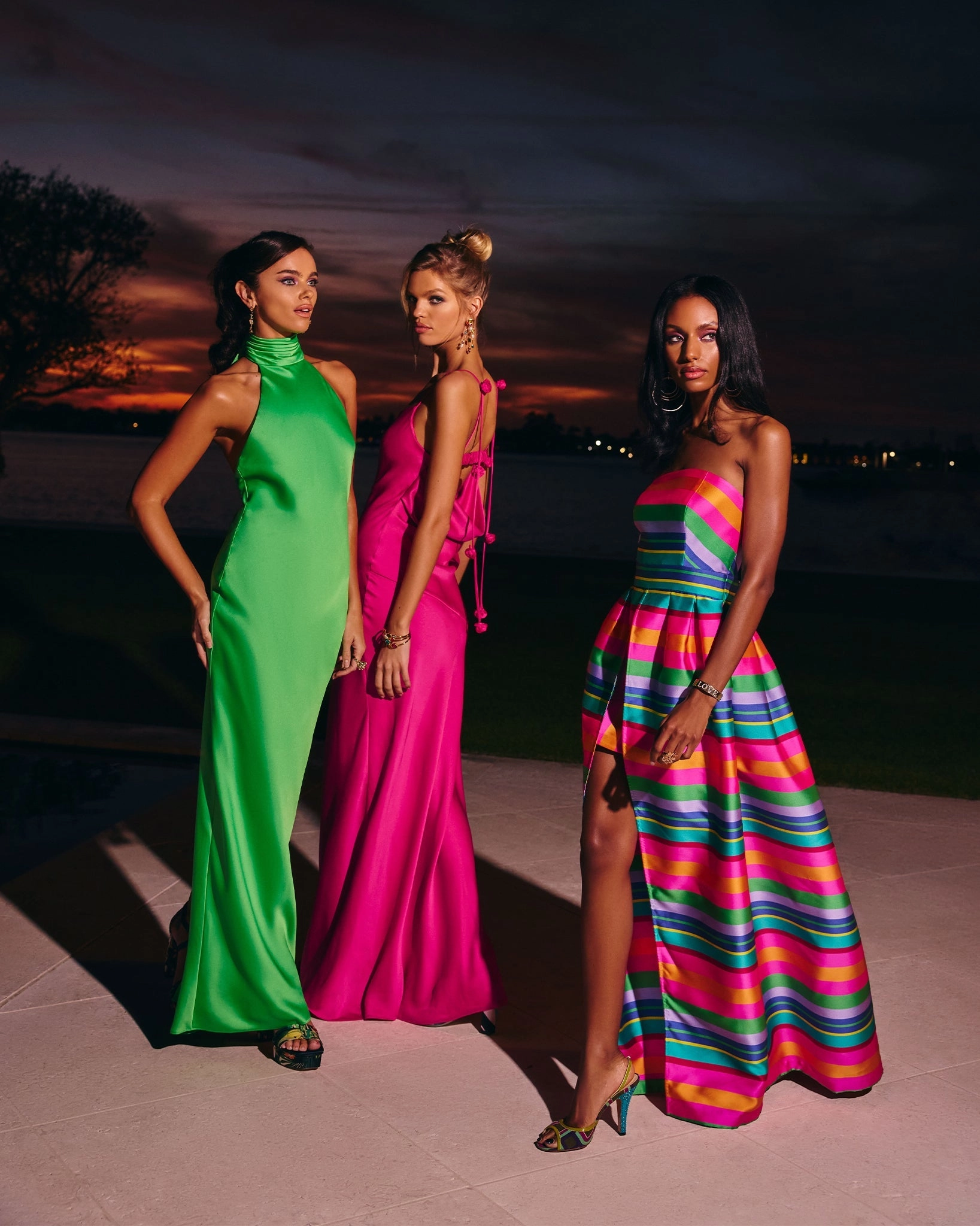 Tatiana High Neck Gown