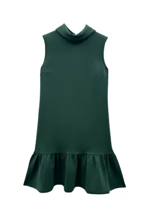 The Birdie Dress - Deep Green