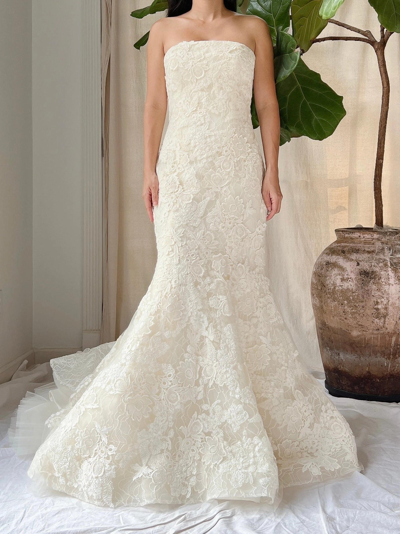 Vera Wang Strapless Dress - S/4