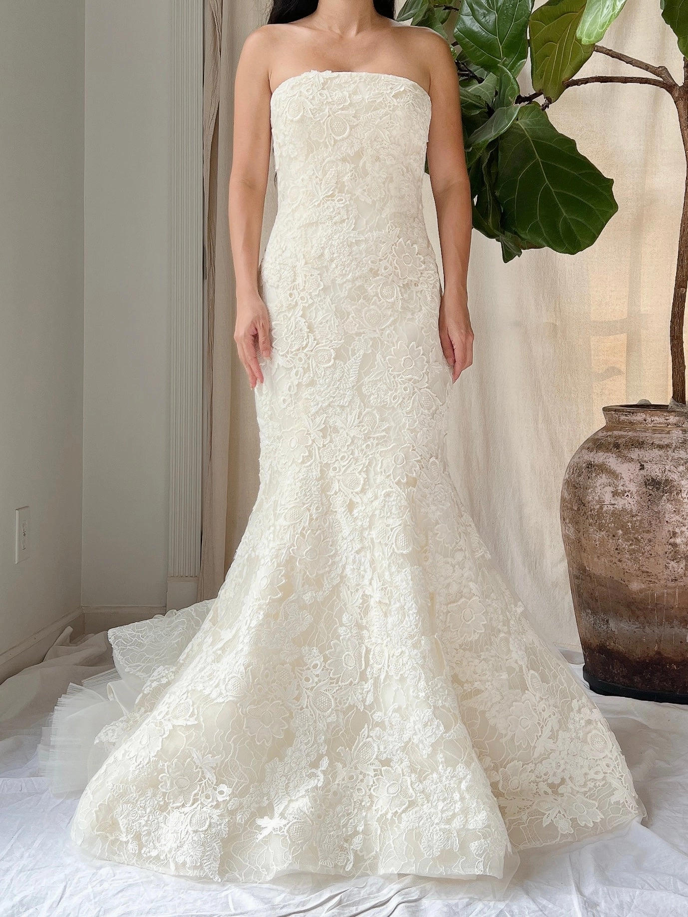 Vera Wang Strapless Dress - S/4