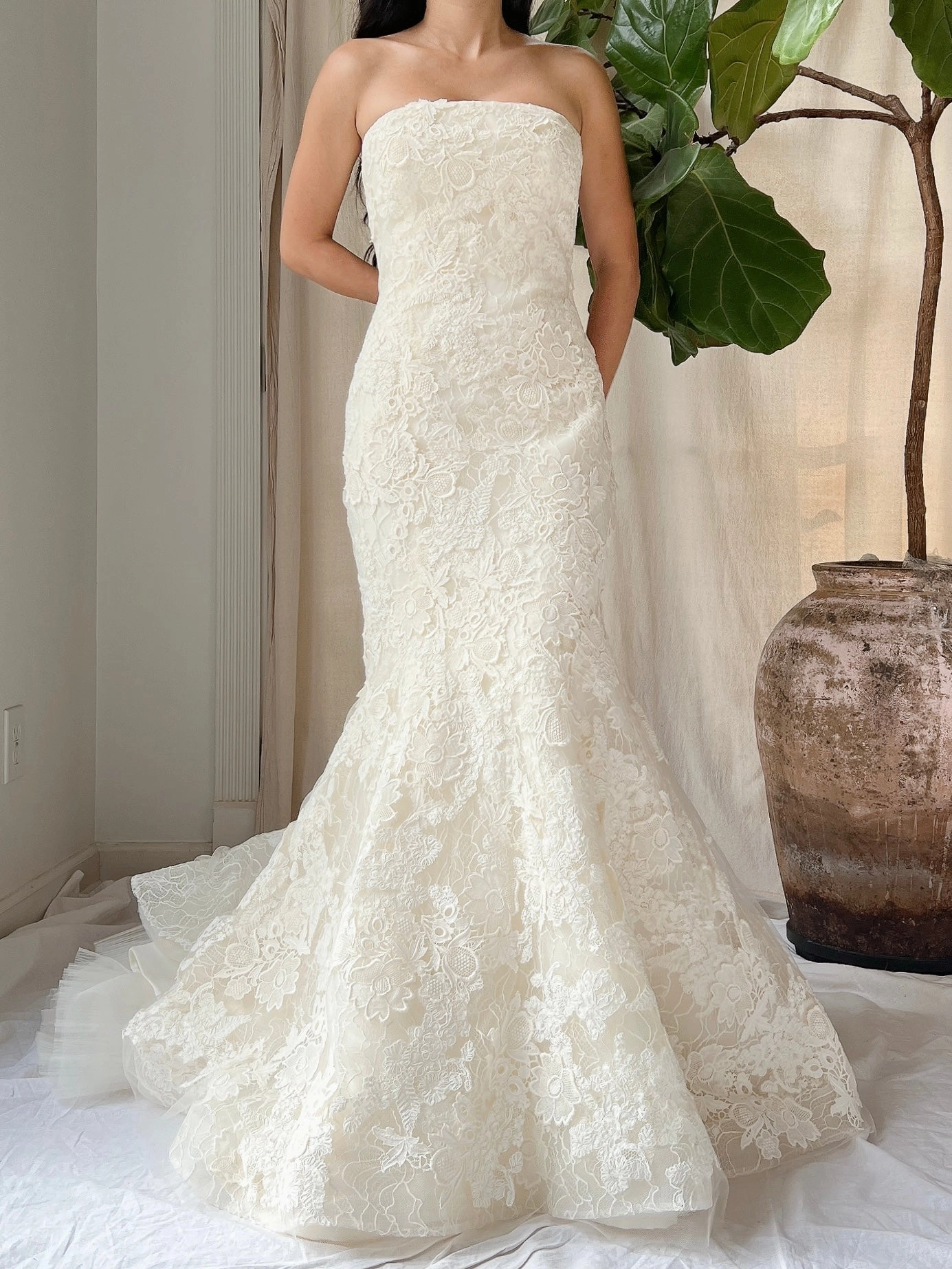 Vera Wang Strapless Dress - S/4