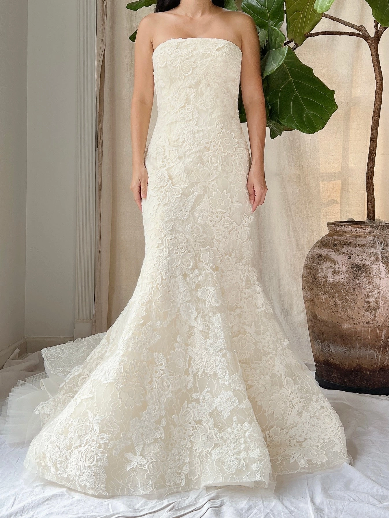 Vera Wang Strapless Dress - S/4