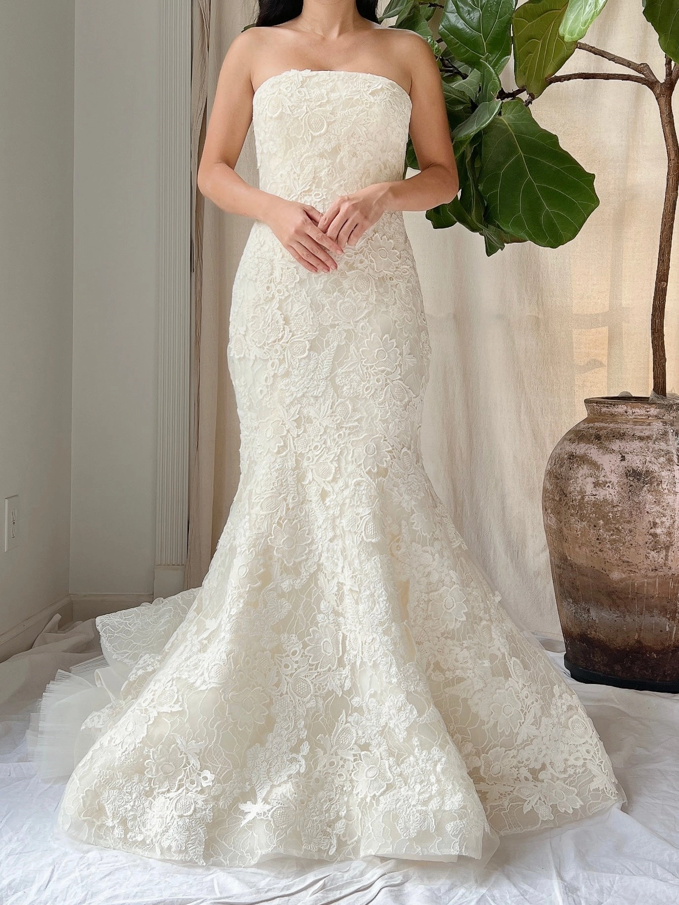 Vera Wang Strapless Dress - S/4