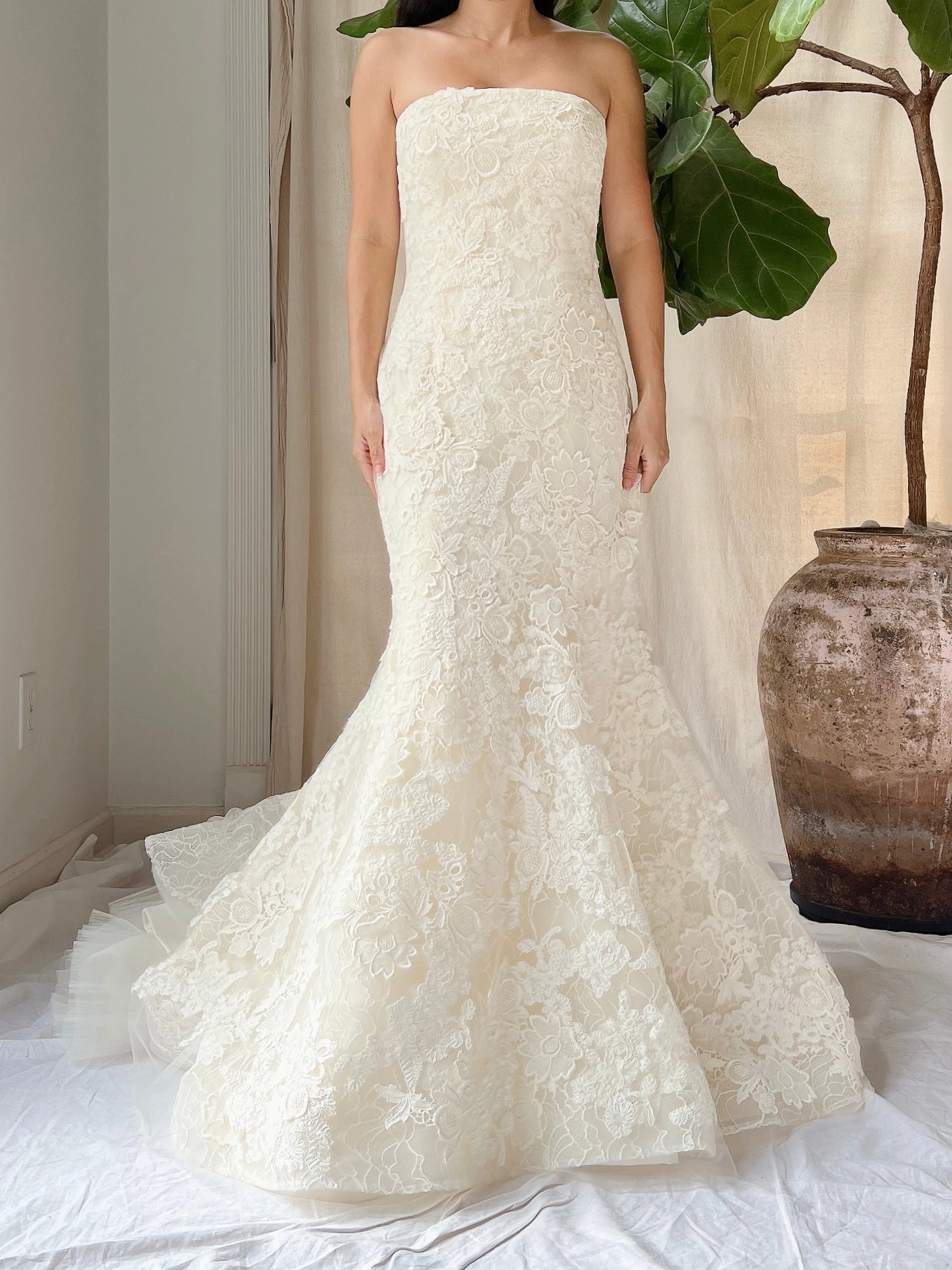 Vera Wang Strapless Dress - S/4