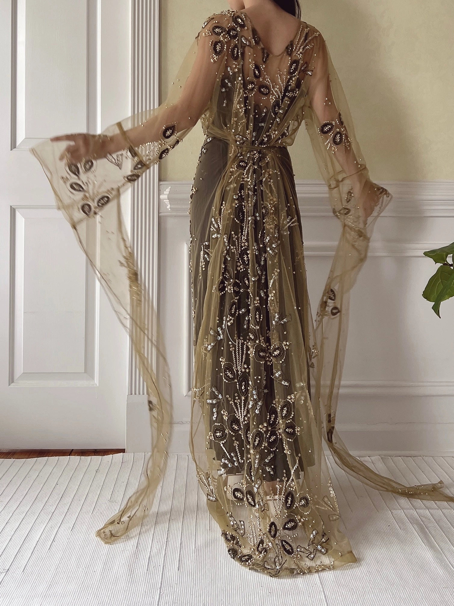Vintage Handmade Kaftan Dress - OSFM