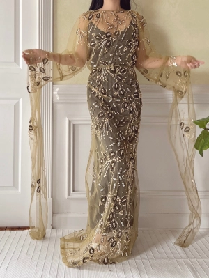 Vintage Handmade Kaftan Dress - OSFM