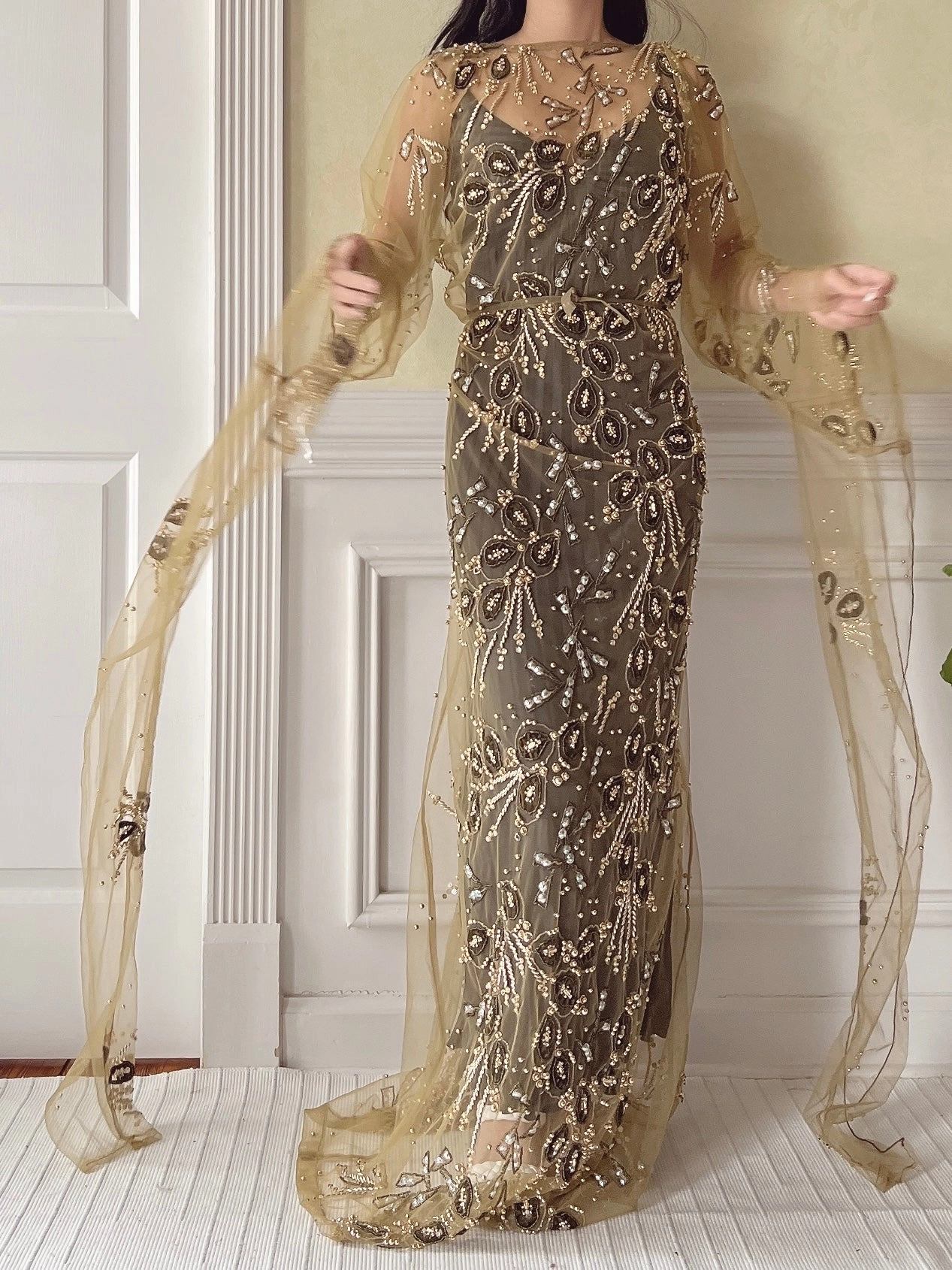 Vintage Handmade Kaftan Dress - OSFM