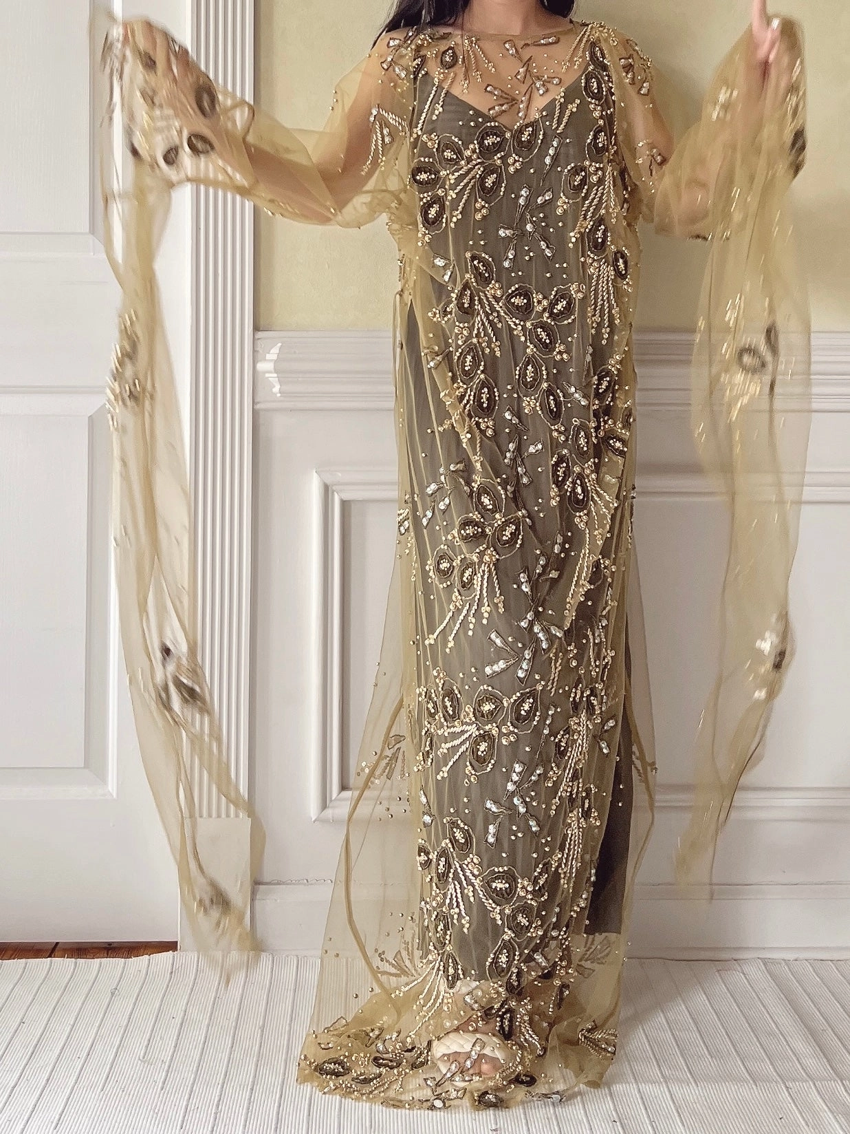 Vintage Handmade Kaftan Dress - OSFM