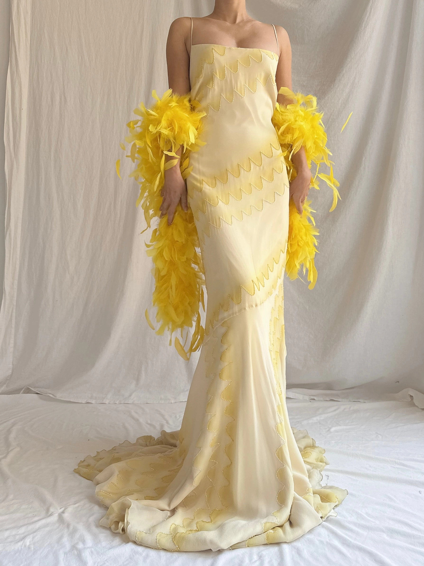 Vintage IF Couture Silk Gown - IT 44/M/L