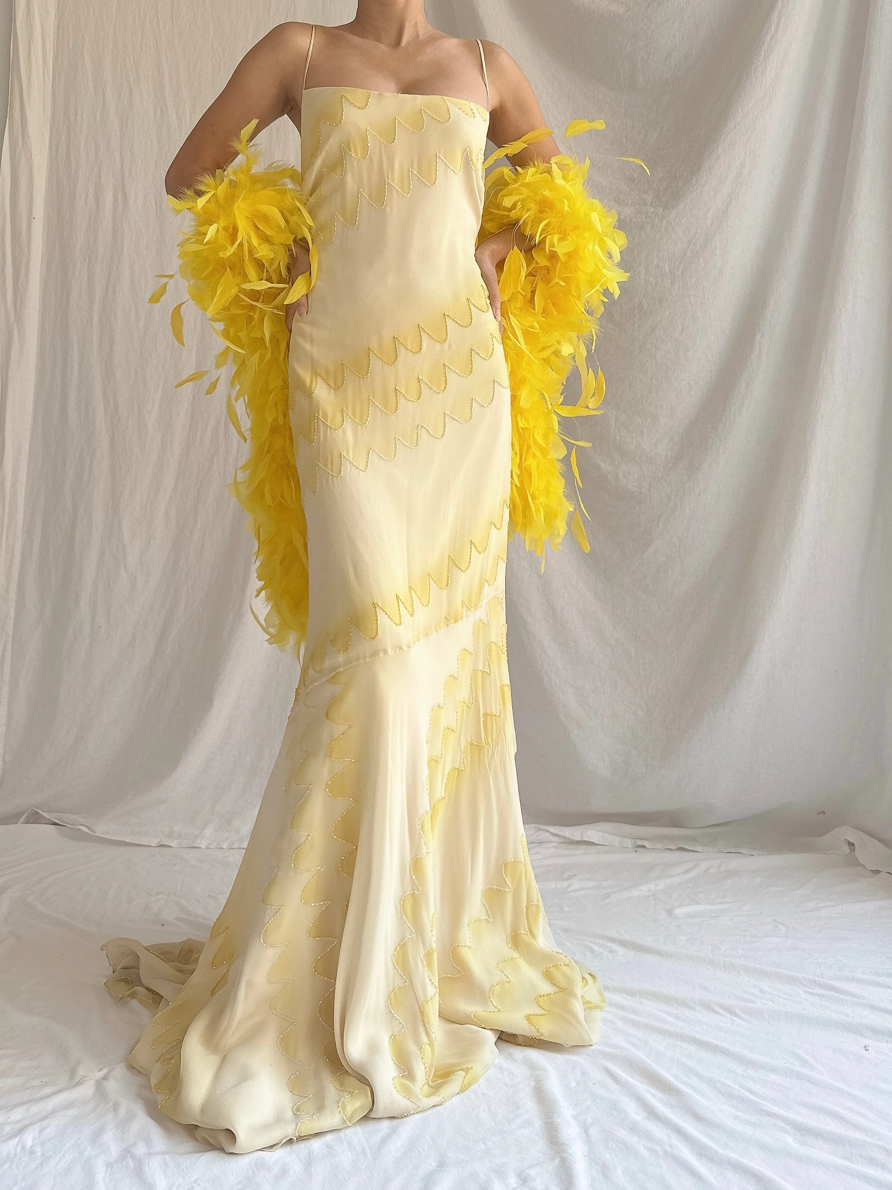 Vintage IF Couture Silk Gown - IT 44/M/L