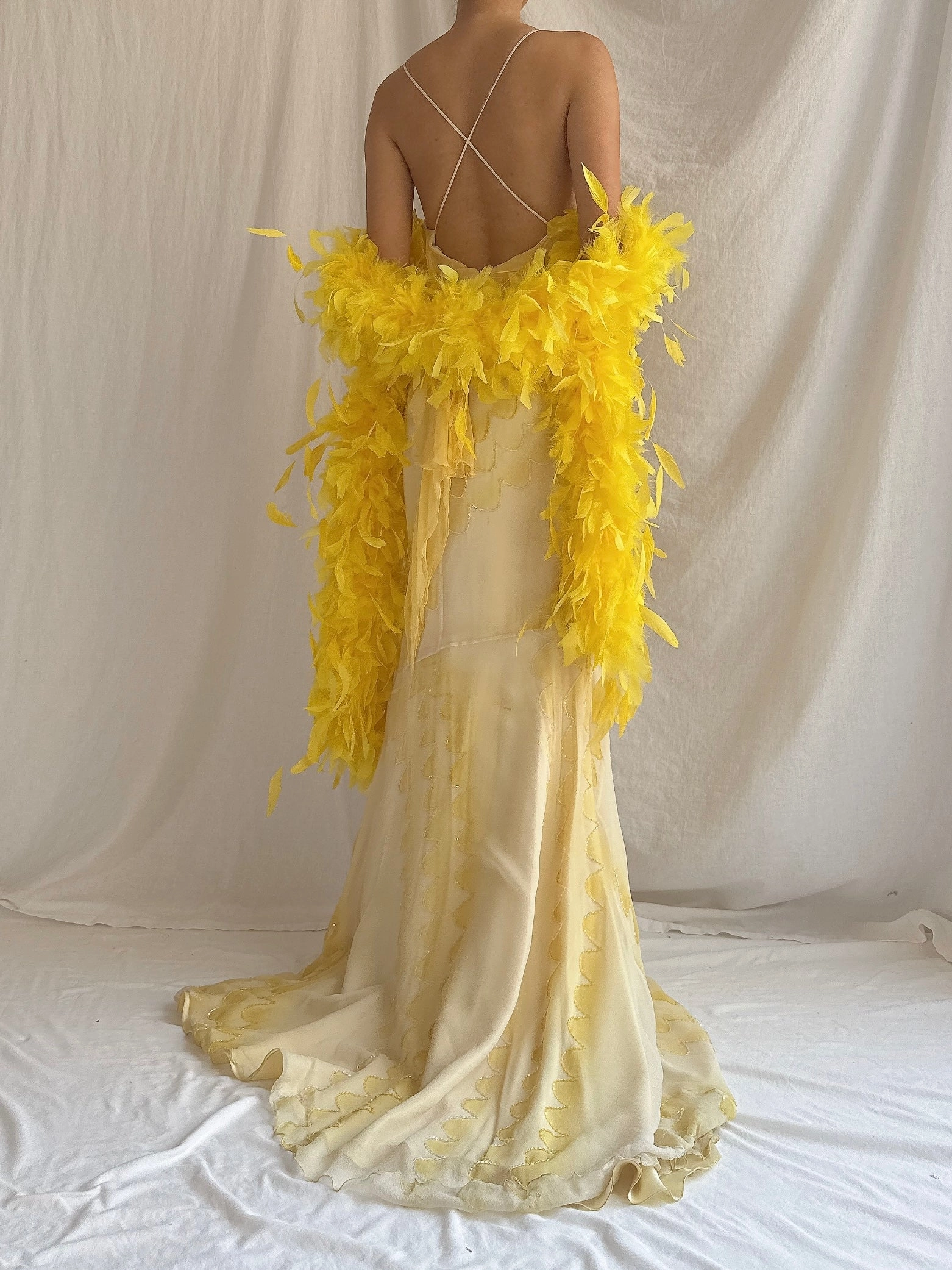 Vintage IF Couture Silk Gown - IT 44/M/L