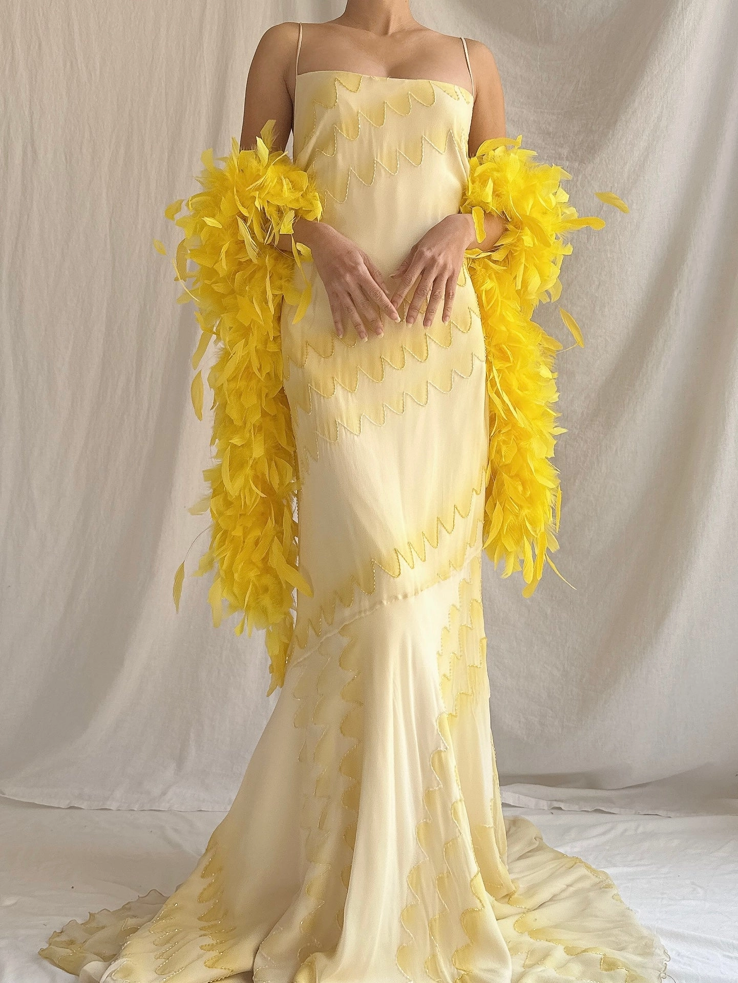 Vintage IF Couture Silk Gown - IT 44/M/L