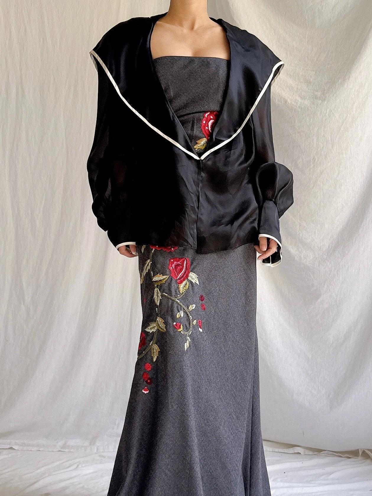 Vintage Paul Louis Orrier Paris Silk Organza Jacket - OSFM