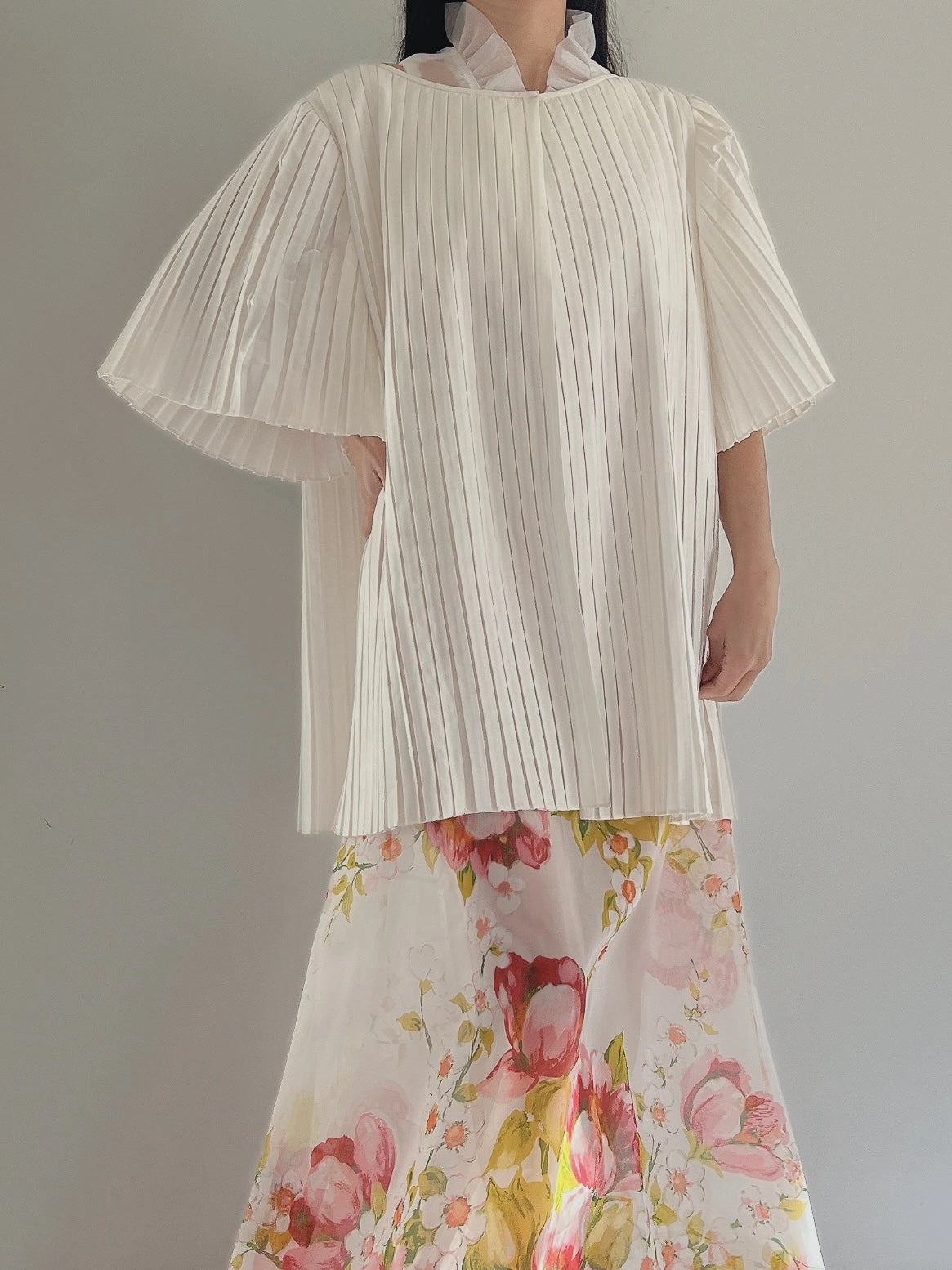 Vintage Pleated Duster - OSFM