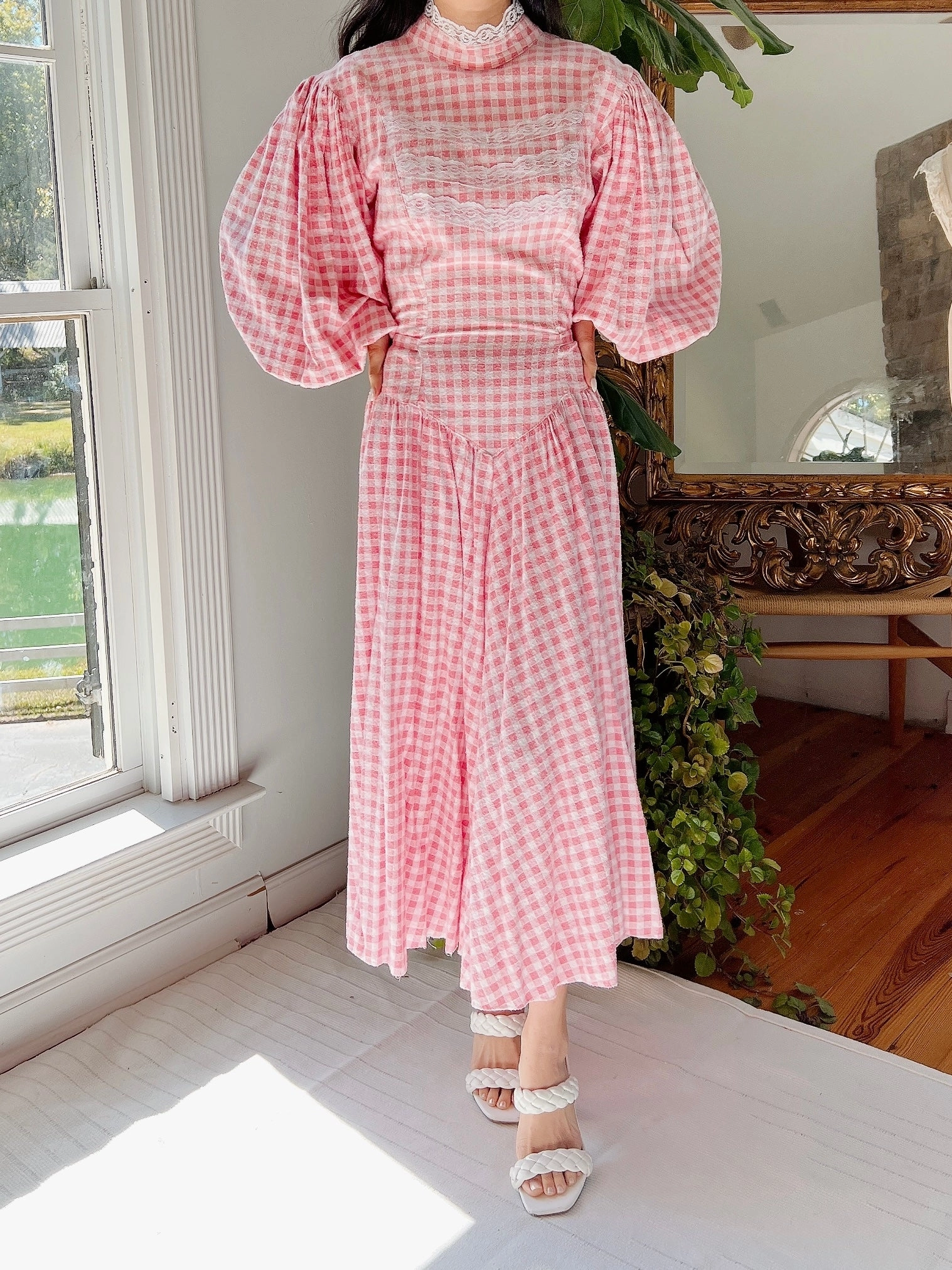 Vintage Puff Balloon Dress - S-M