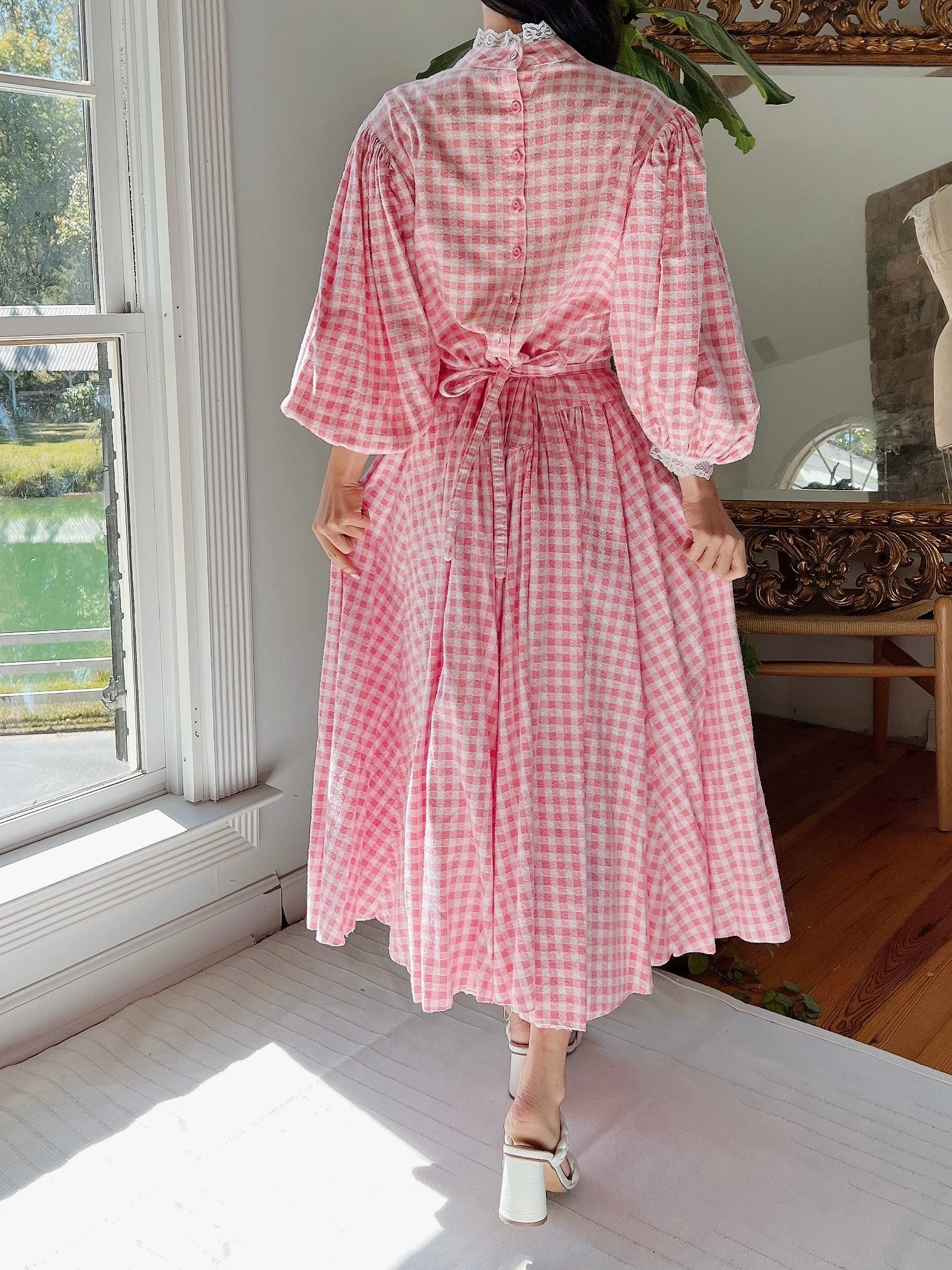 Vintage Puff Balloon Dress - S-M