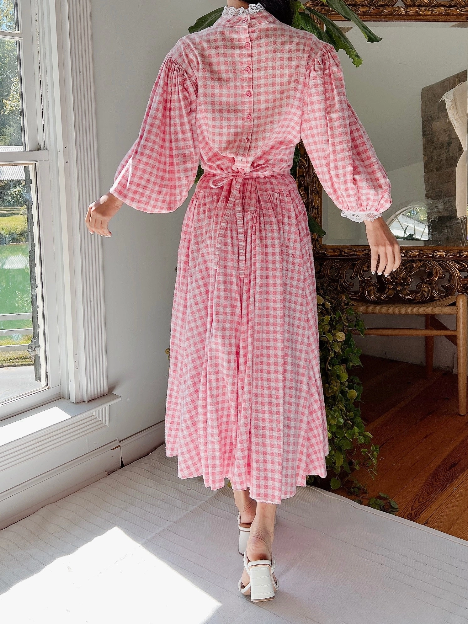 Vintage Puff Balloon Dress - S-M