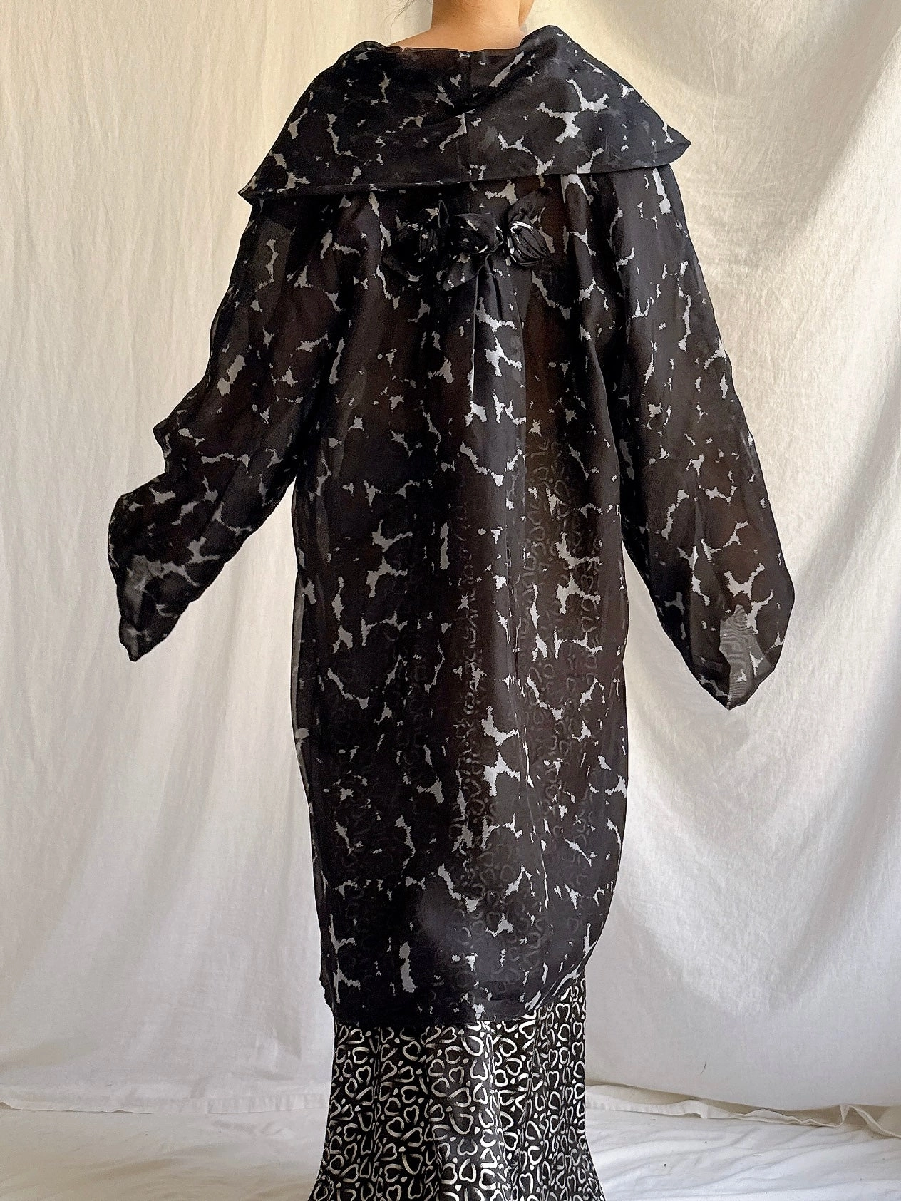 Vintage Silk Organza Duster - OSFM