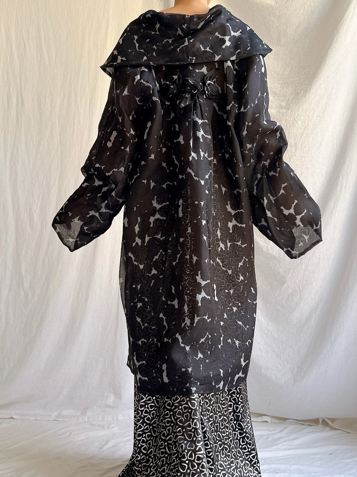 Vintage Silk Organza Duster - OSFM