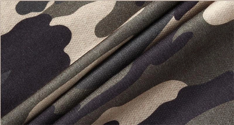 West Louis™ Winter Thick Fleece Camo Hoodie