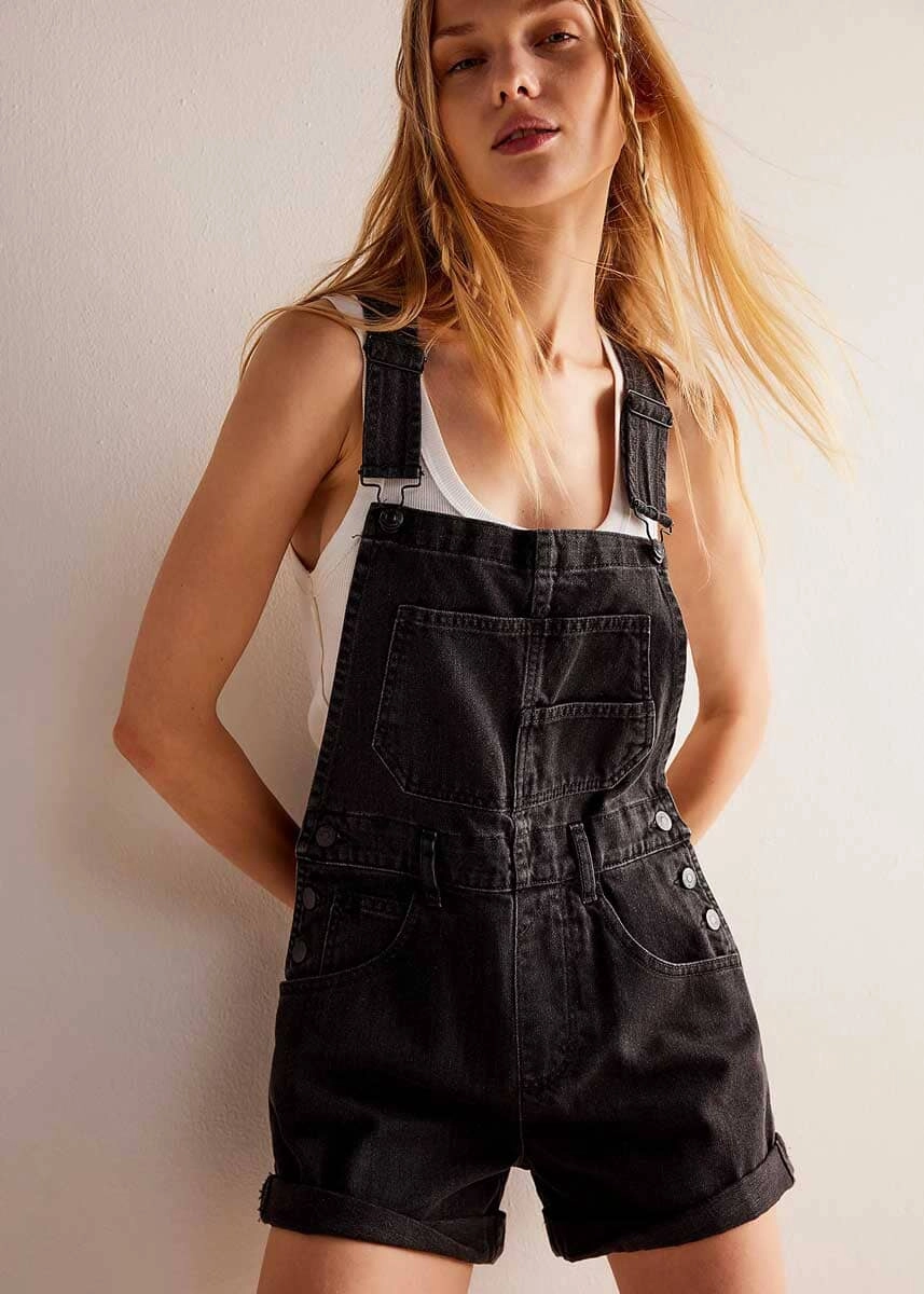 Ziggy Shortalls - Mineral Black